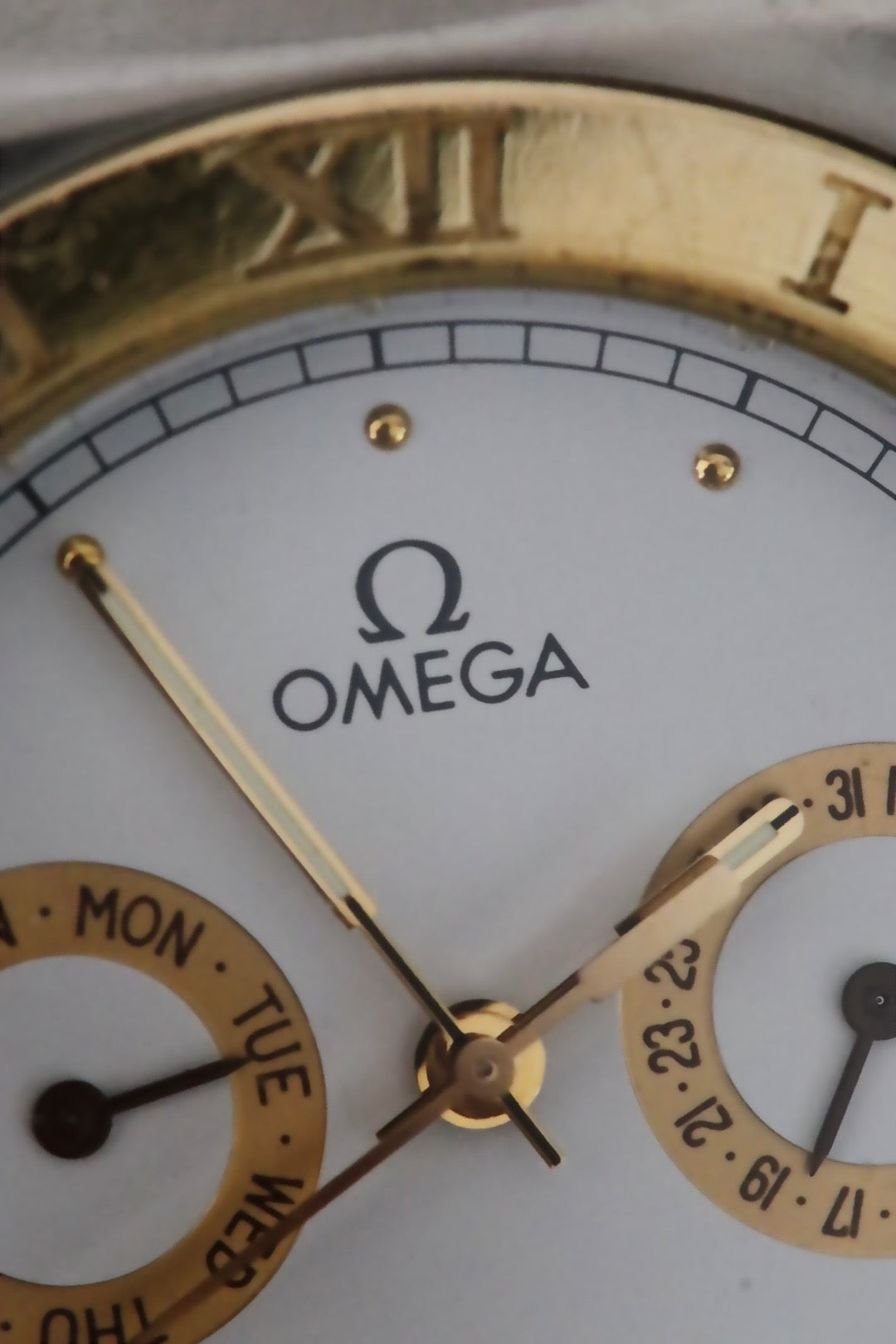 Omega Constellation Day-Date in 18-carat gold and steel