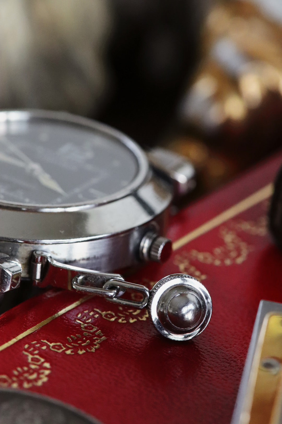 Montre Cartier Pasha cadran noir, mouvement automatique, avec papiers