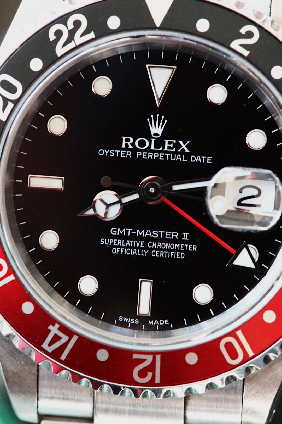 Rolex GMT-Master II 16710 “Coke” red and black, full set