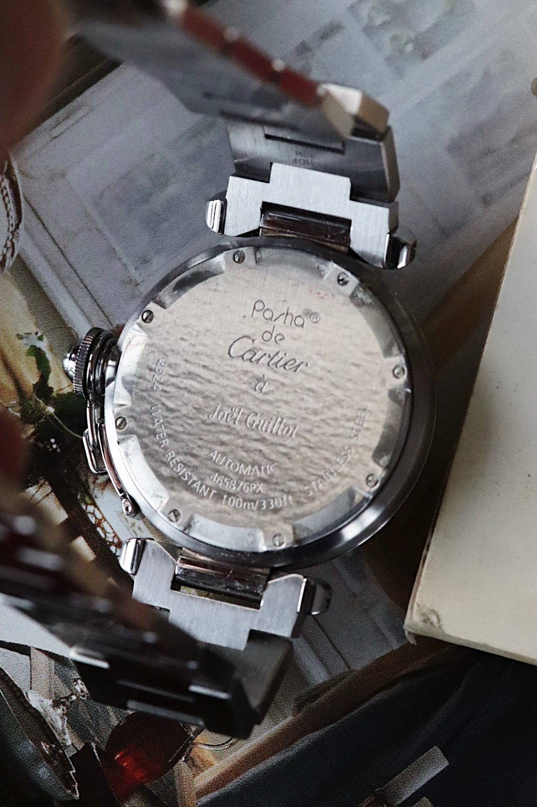 Cartier Pasha “10 ANS” – Édition Manufacture - Cadran blanc - boîte et papiers