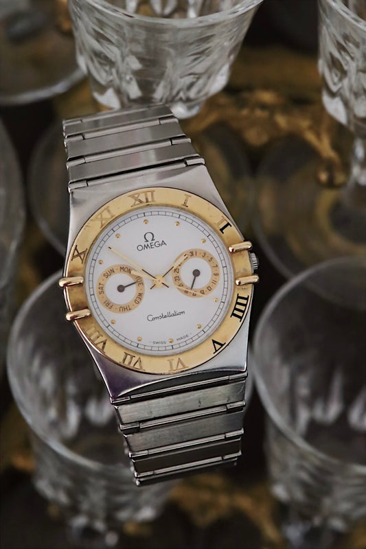 Omega Constellation Day-Date in 18-carat gold and steel