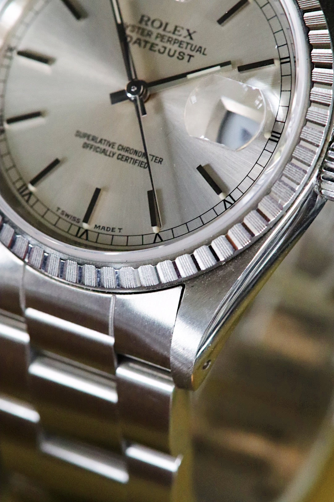 Rolex Datejust 16220 “IBM Quarter Century Club” cadran silver, année 1989