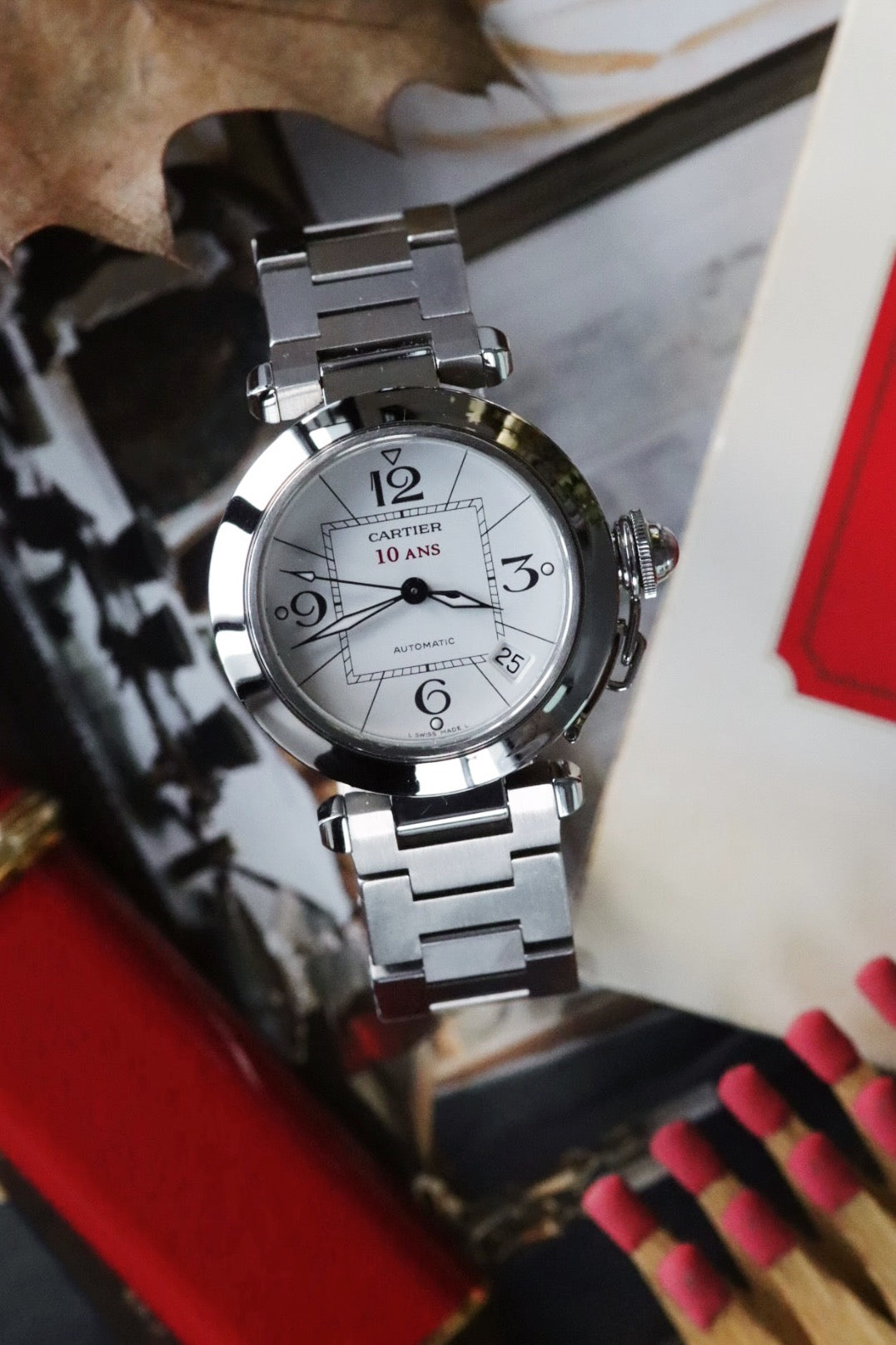 Cartier Pasha “10 ANS” – Édition Manufacture - Cadran blanc - boîte et papiers