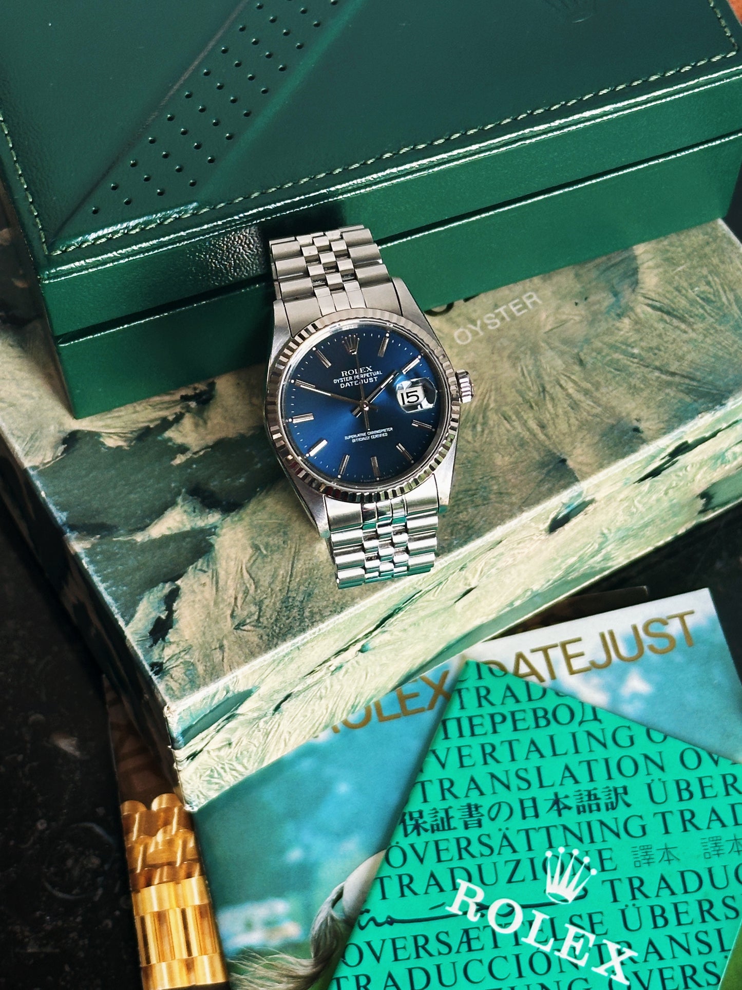 Rolex Datejust 16234 – Cadran Bleu Nuit