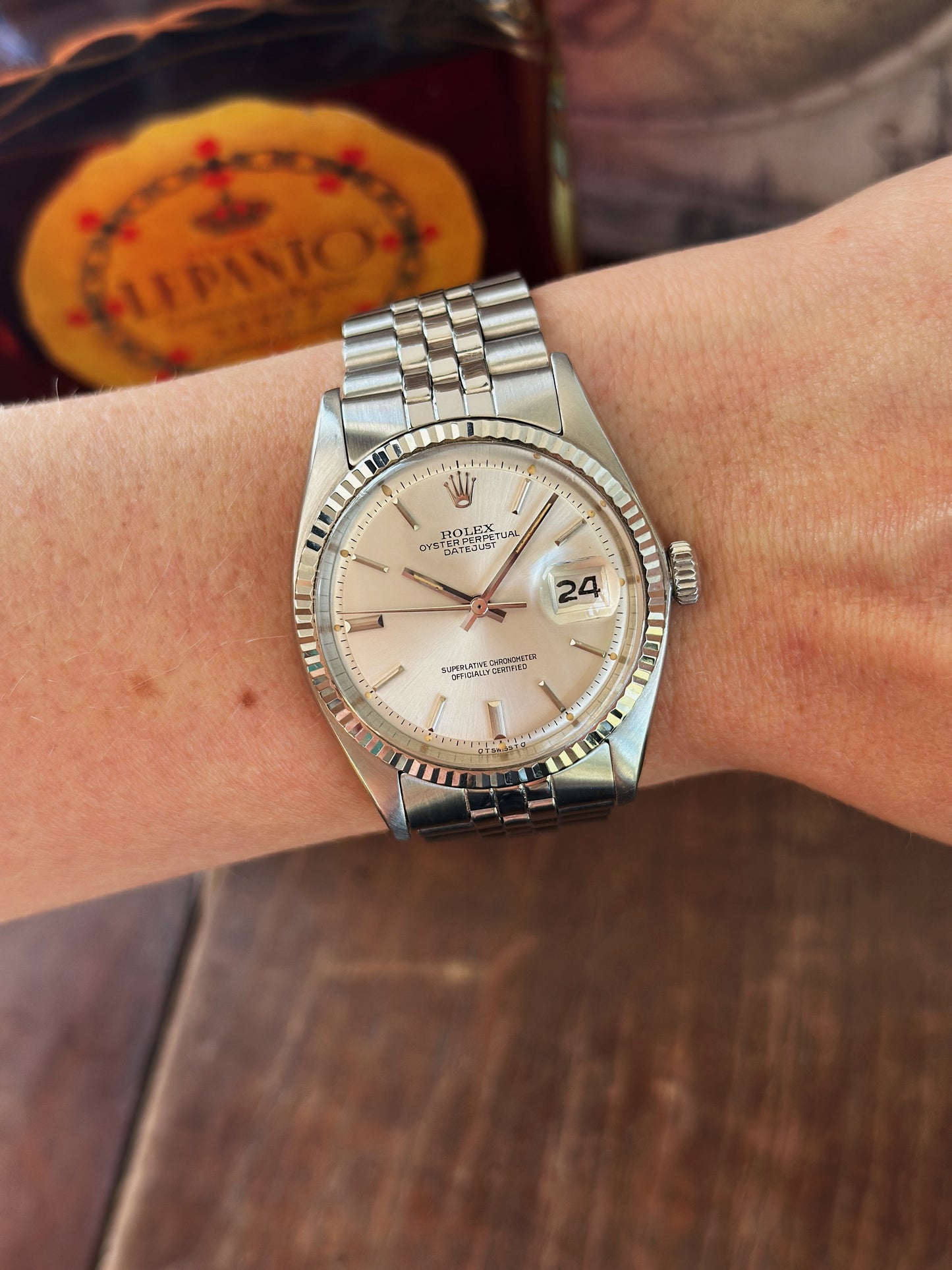 Rolex Datejust 1601 Sigma silver dial, Year 1973