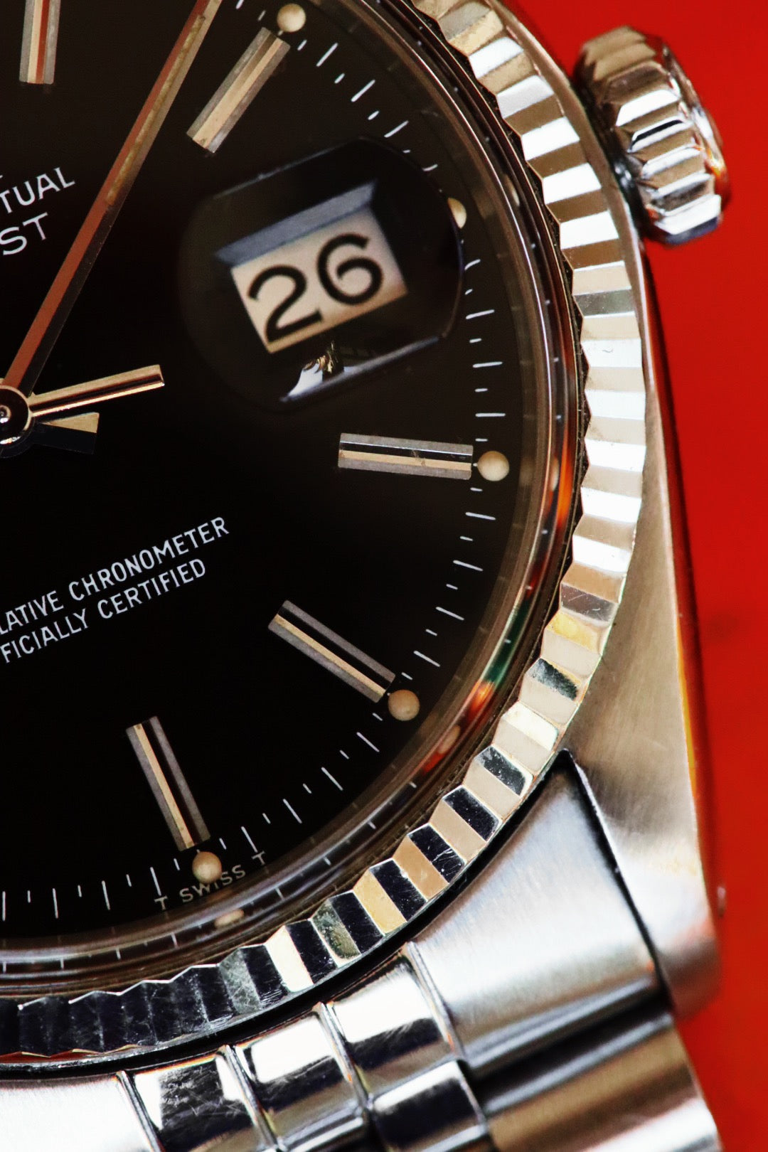 Rolex Datejust 16014, cadran noir, année début 1978