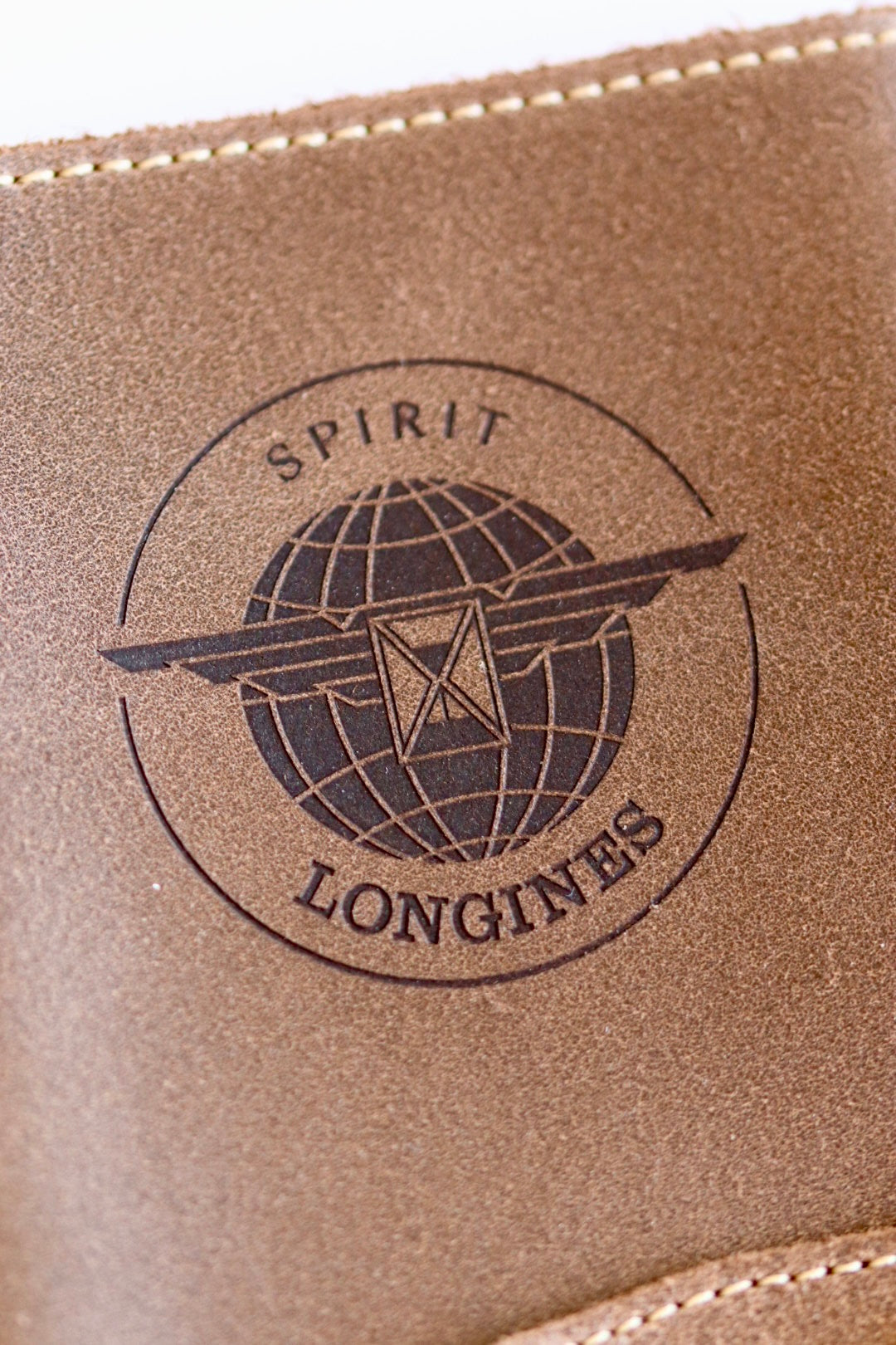 Marmot, Longines Spirit brown leather pouch for watches and jewelry 