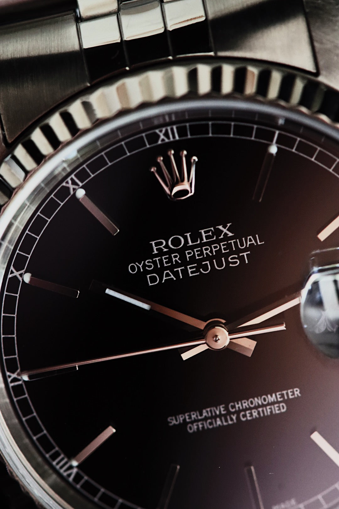 Rolex Datejust 16234 cadran noir année 2002