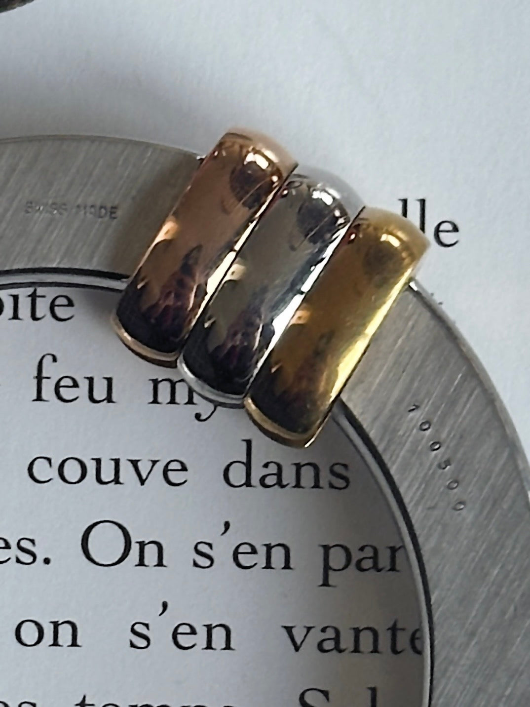 Must de Cartier Money Clip – Trinity 3 Gold