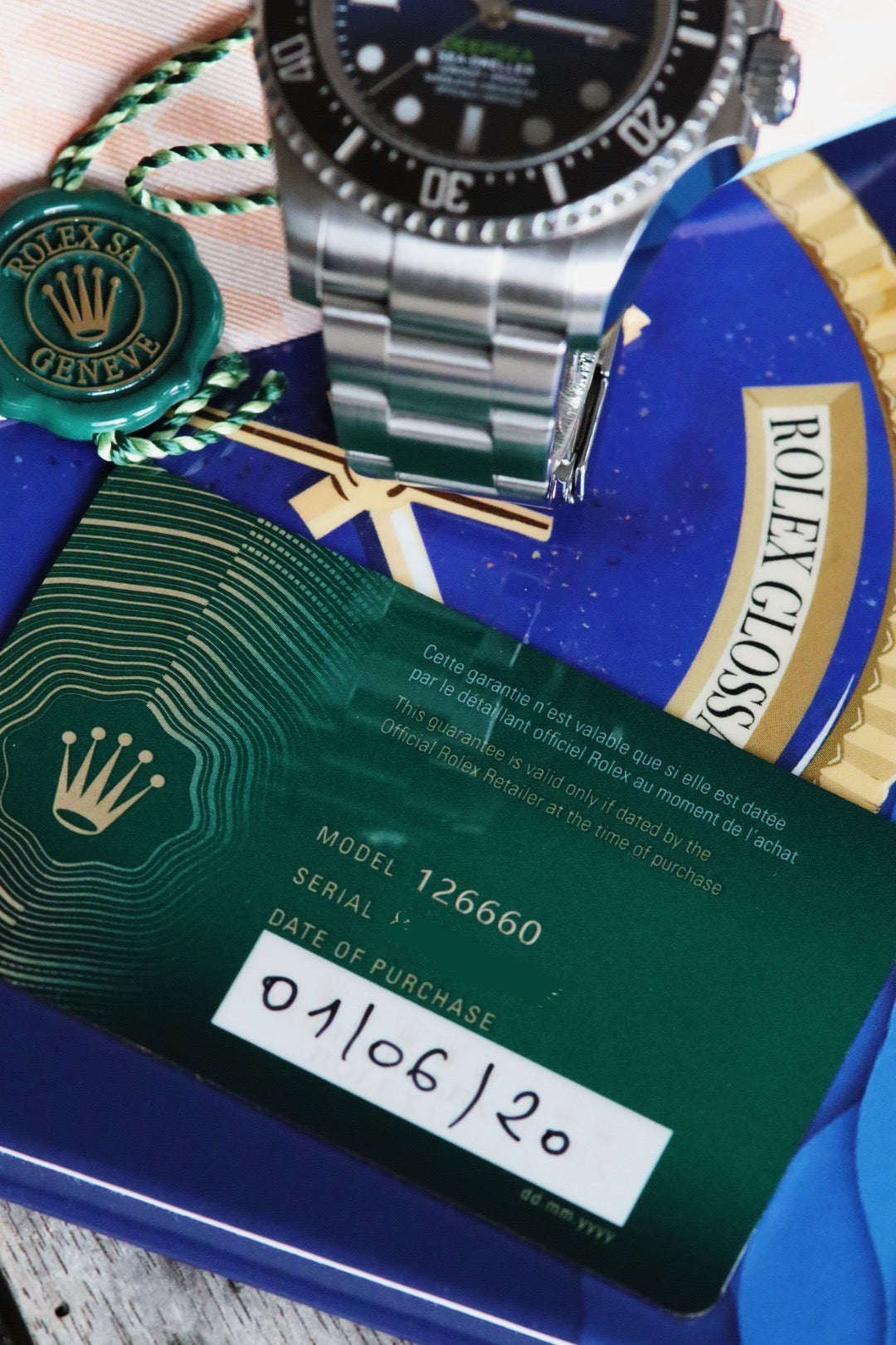 Rolex Deepsea “James Cameron” 126660, boîtes et papiers 2020