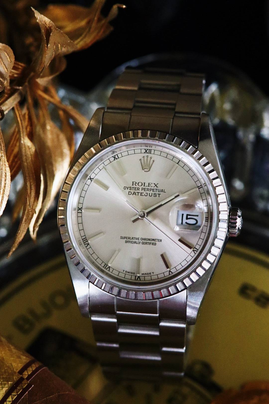 Rolex Datejust 16220 “IBM Quarter Century Club” cadran silver, année 1989