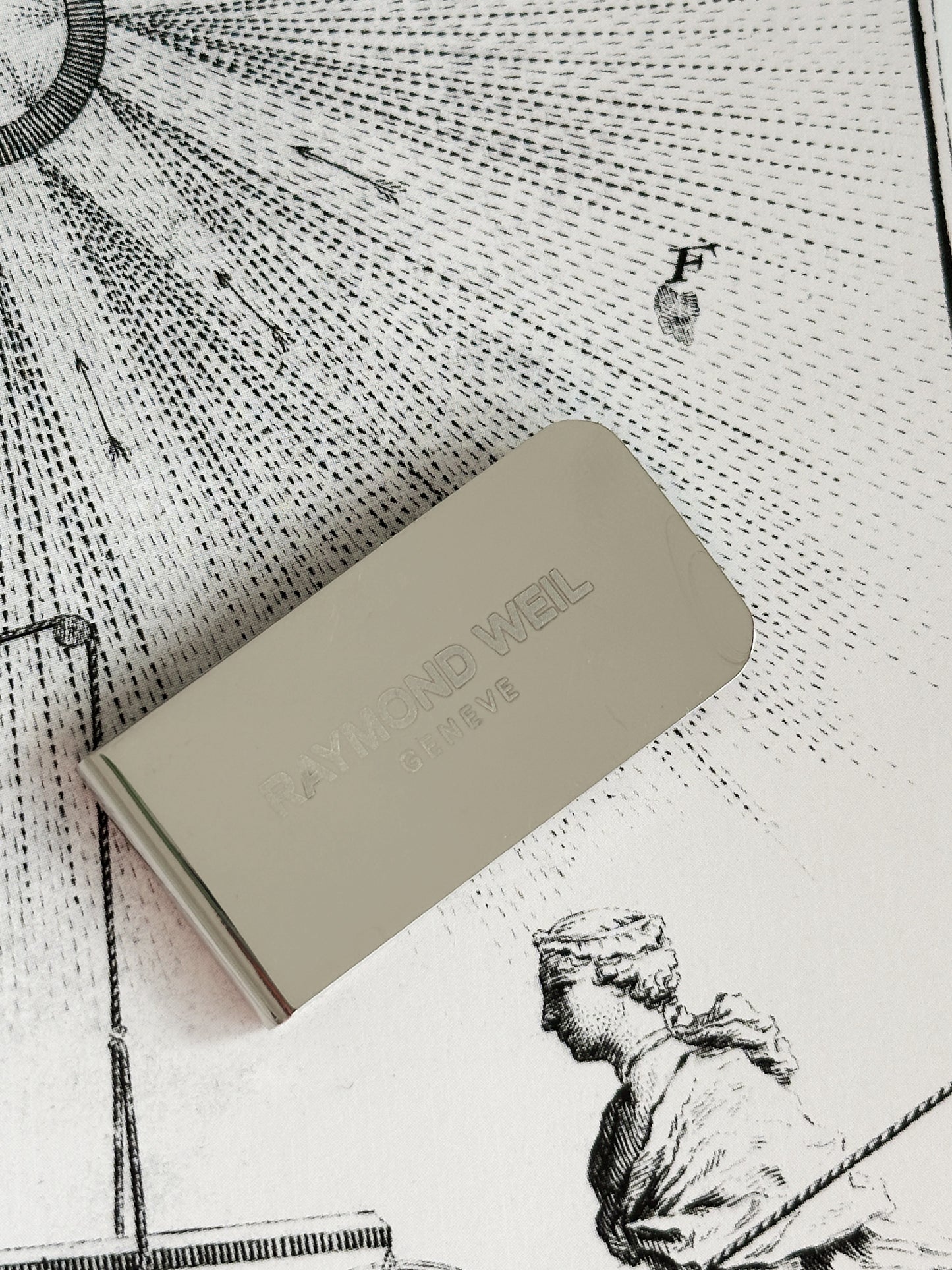 Raymond Weil Geneva steel money clip