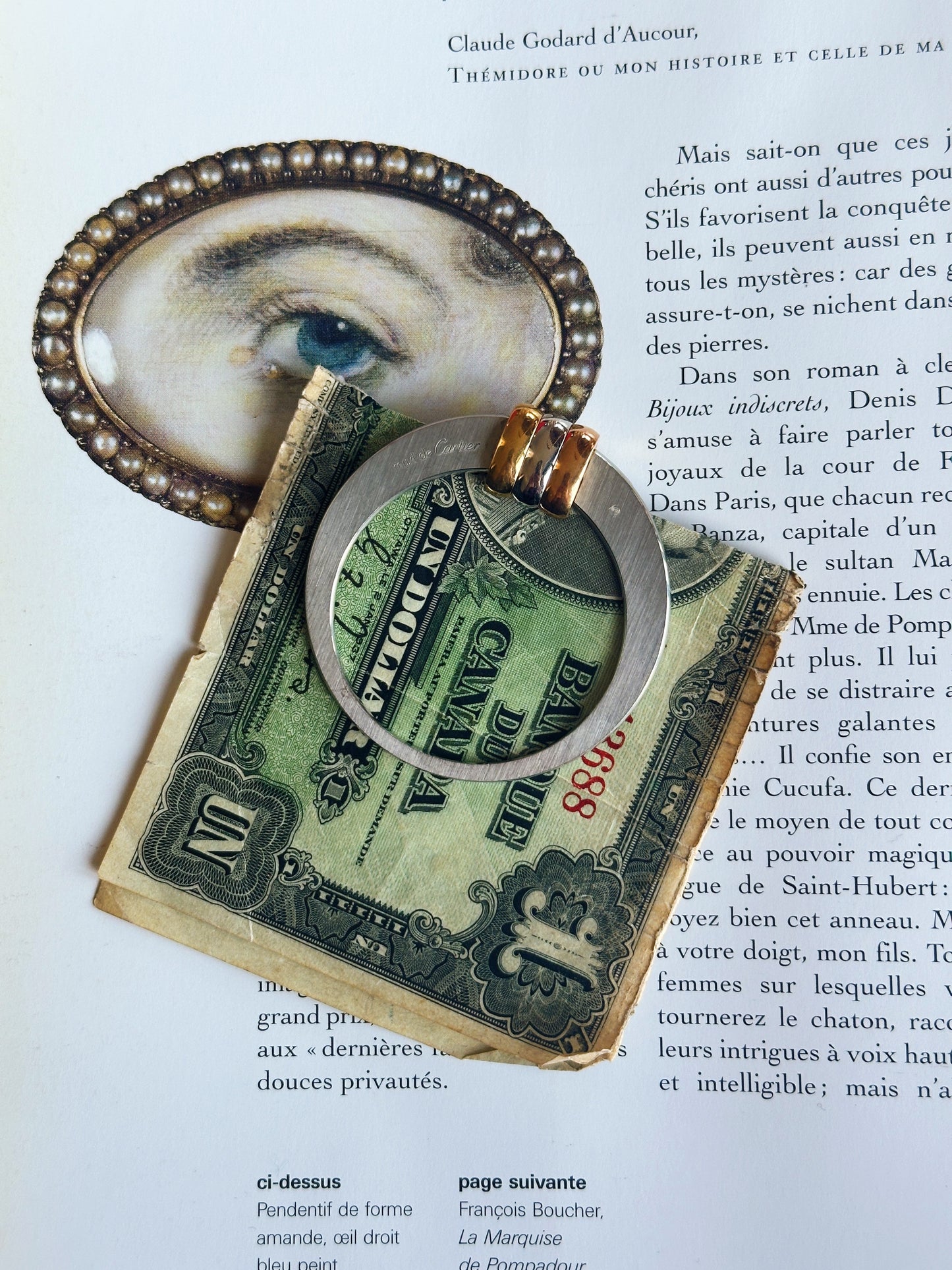 Must de Cartier Money Clip – Trinity 3 Gold