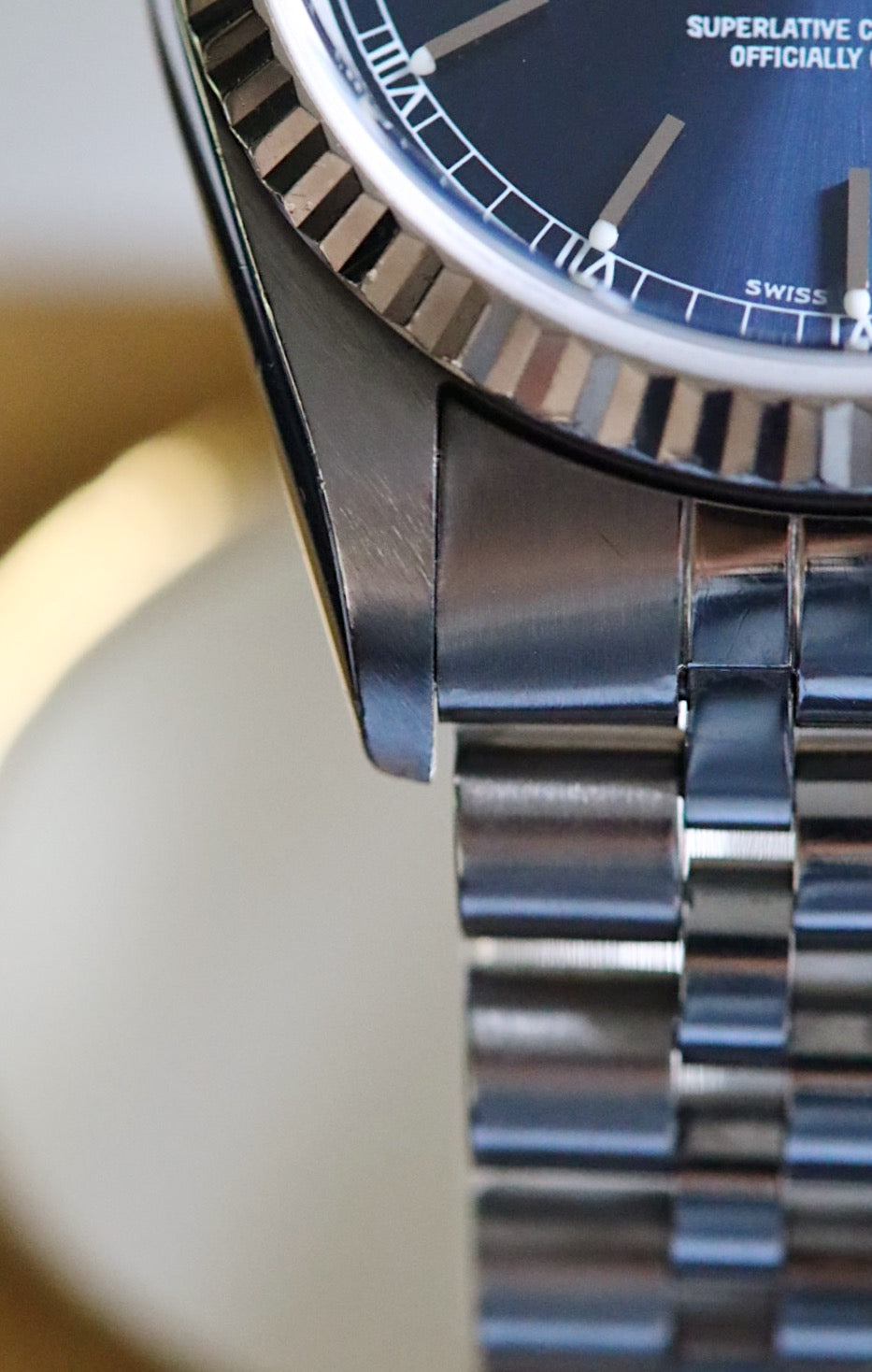Rolex Oyster Perpetual Datejust 16234 cadran bleu nuit 2002