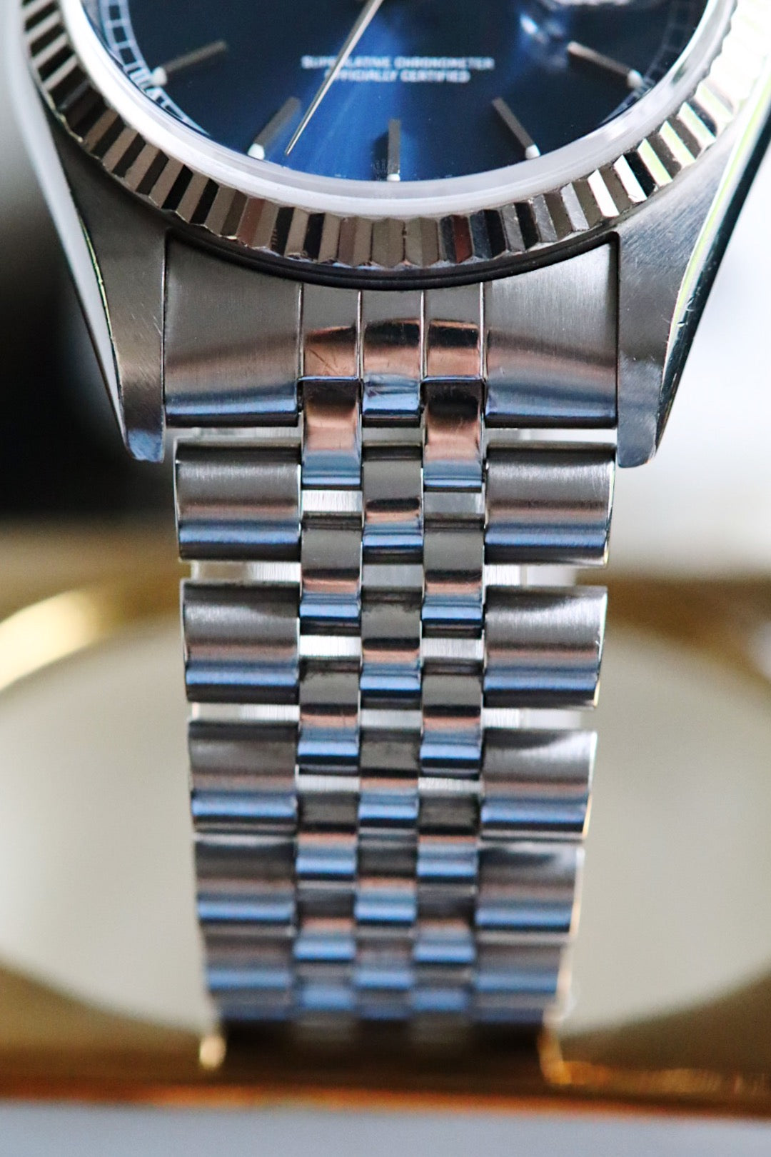 Rolex Oyster Perpetual Datejust 16234 cadran bleu nuit 2002