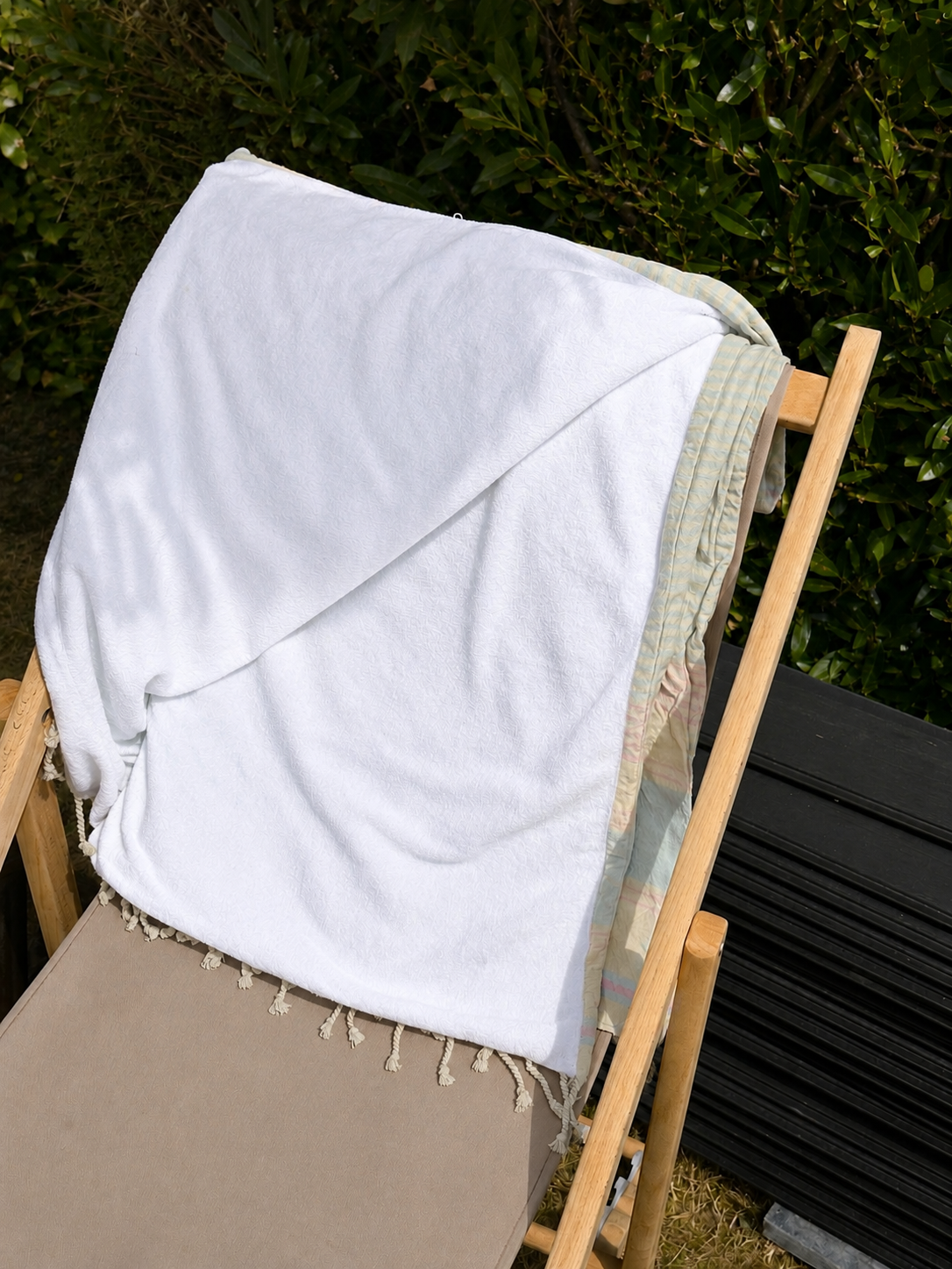 Serviette de plage Audemars Piguet  – Drap de plage de luxe à rayures