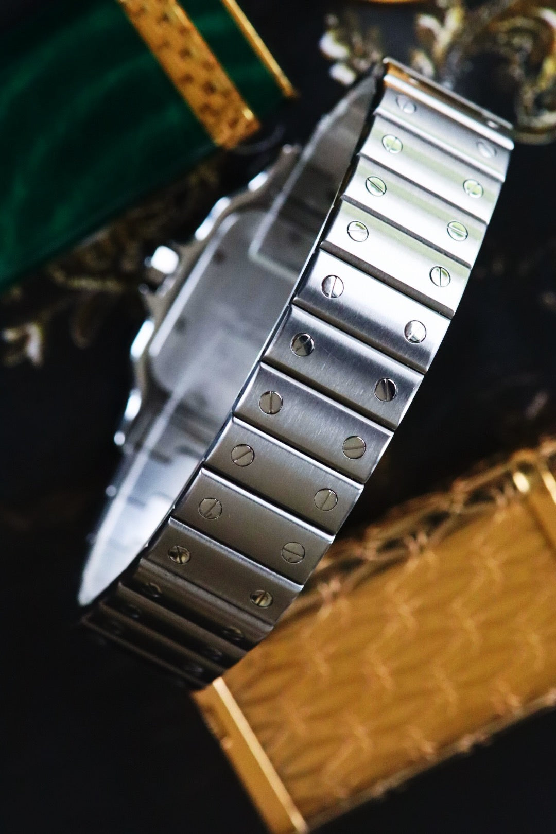 Cartier Santos Galbée Acier référence 1564