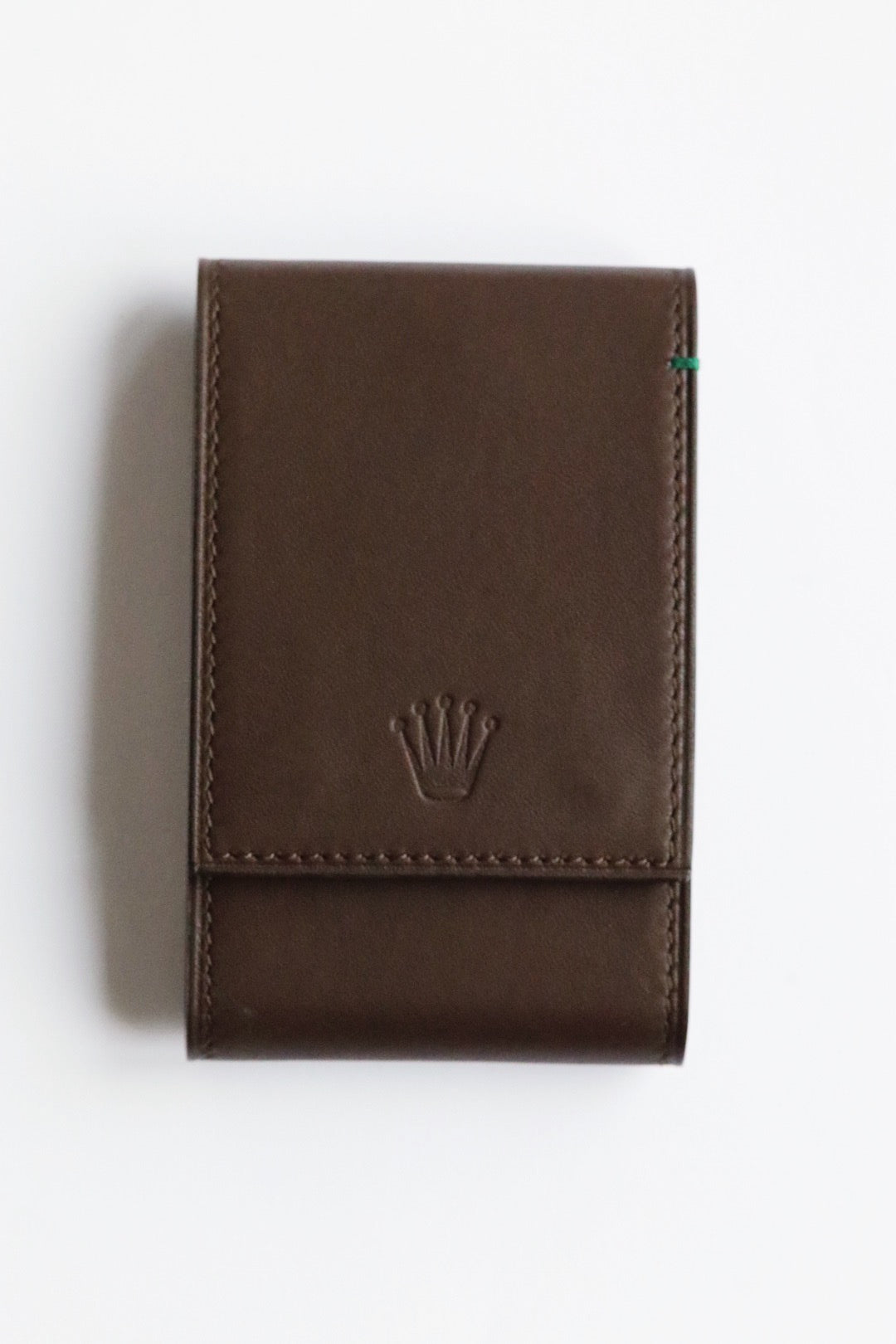 Étui Rolex en cuir marron -  Pochette de voyage pour montre