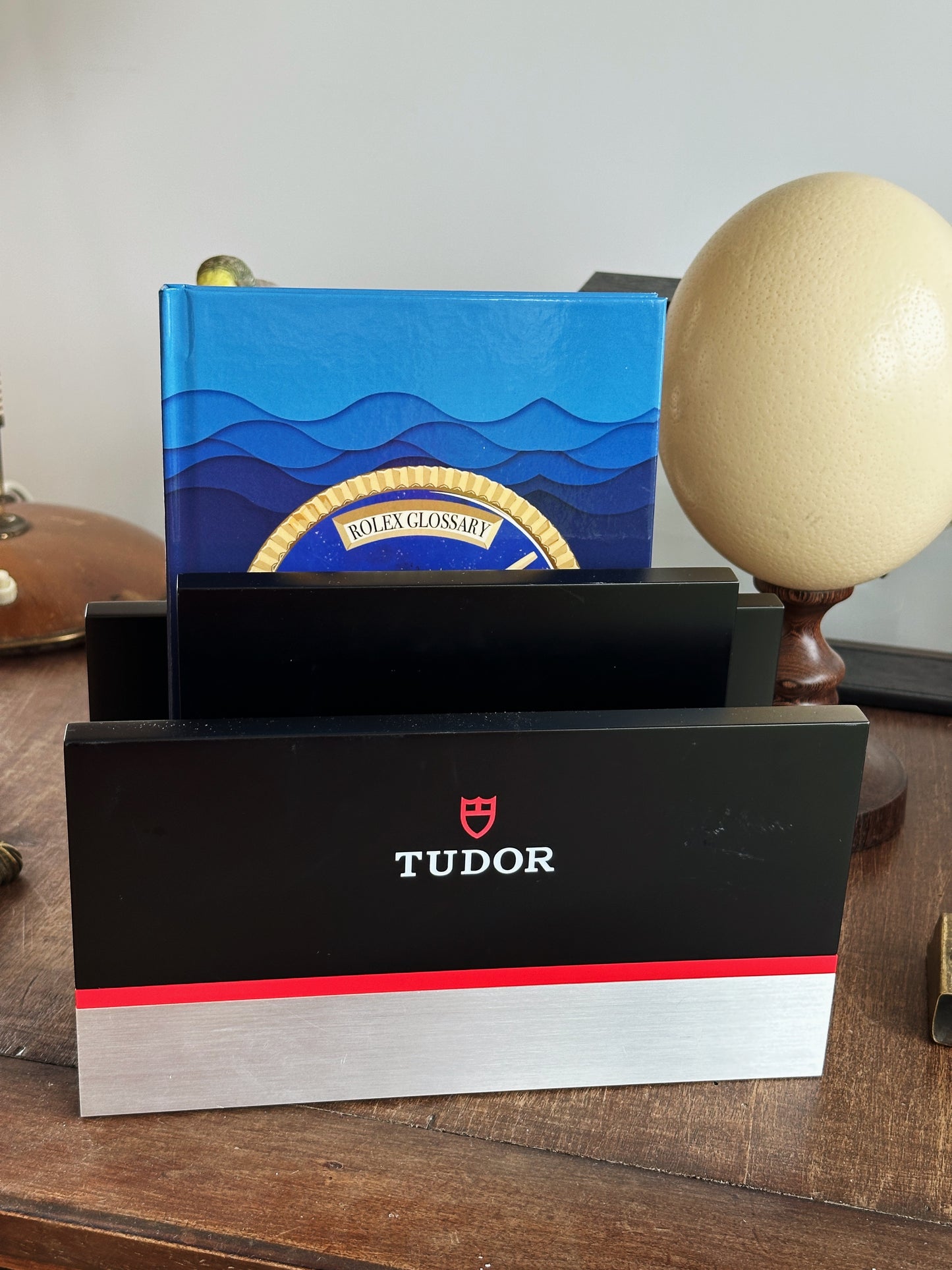 Tudor advertising display stand – Document holder / magazine holder