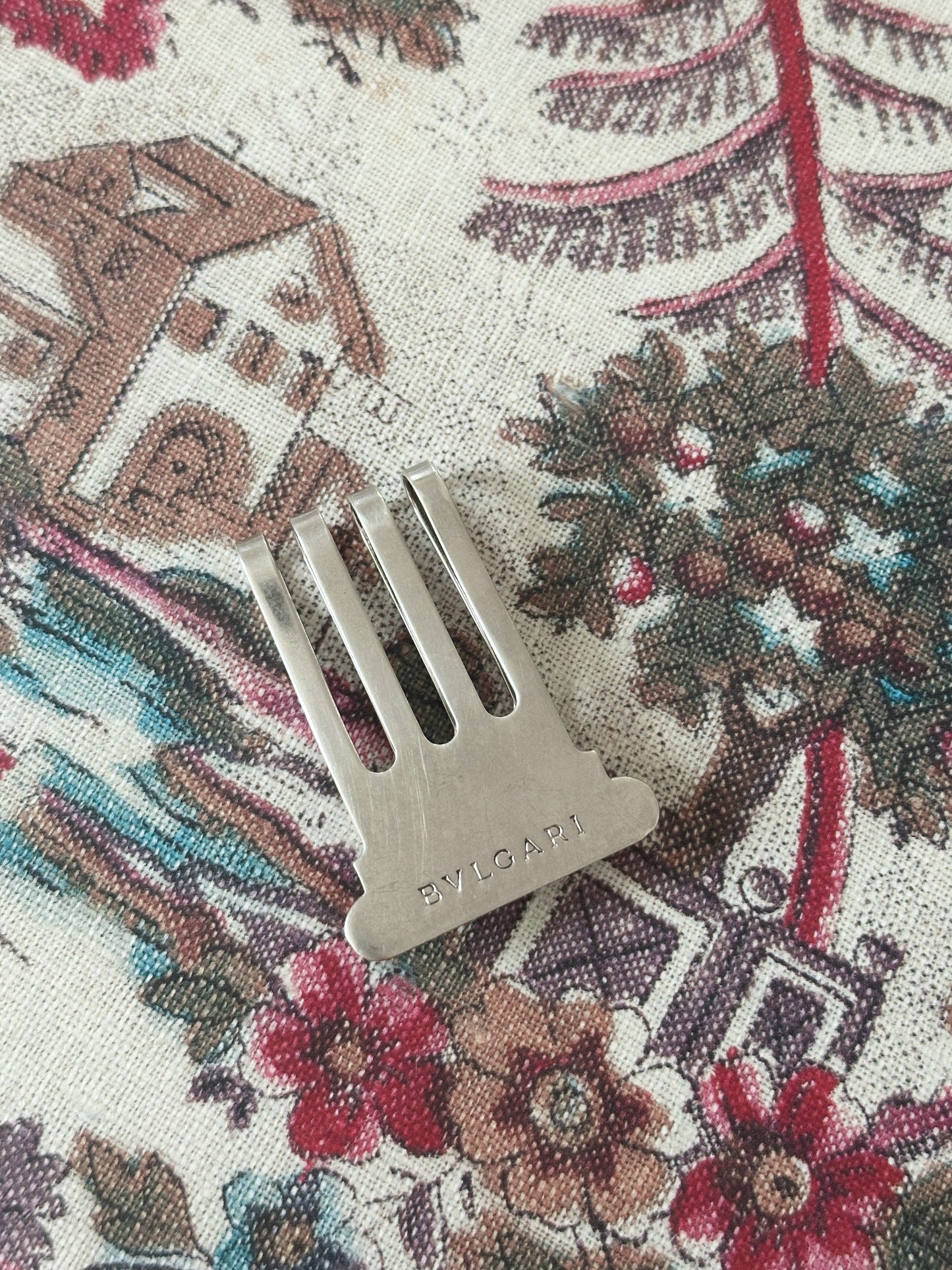 Pince à billets Bulgari en argent sterling 925