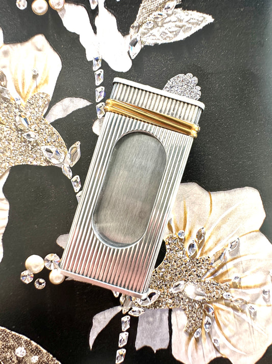 Coupe‑Cigare guillotine Must de Cartier  – Argent et Or