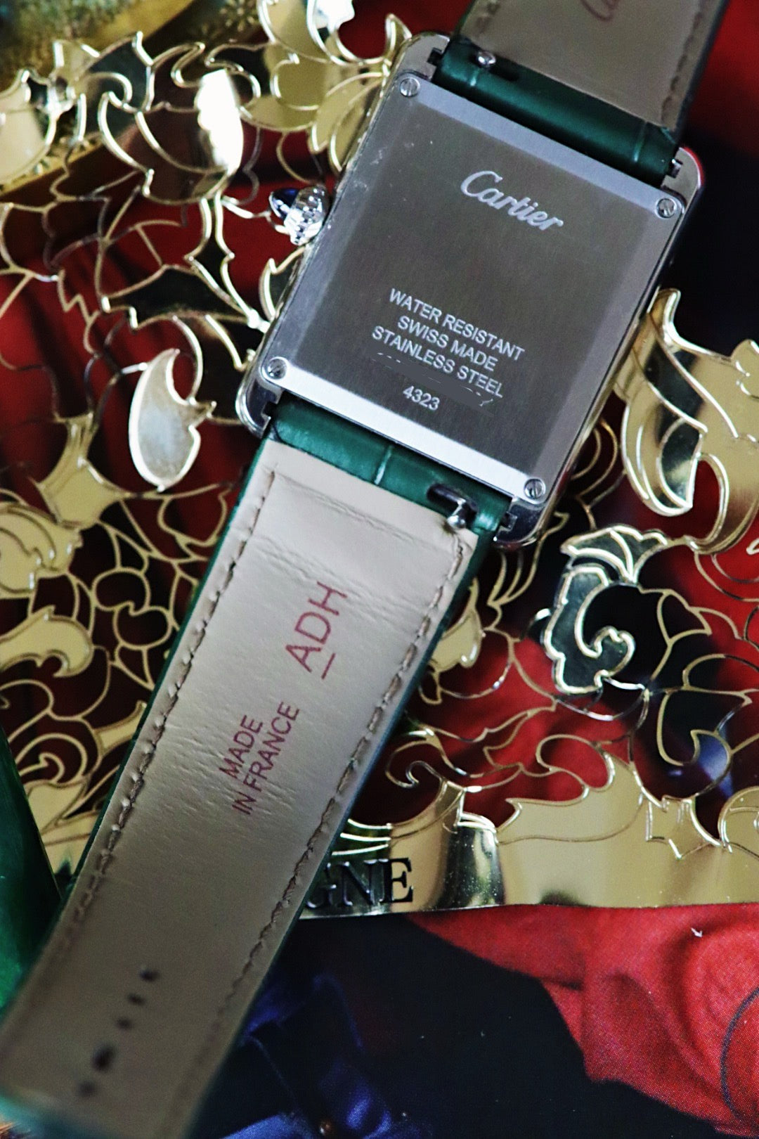 Cartier Tank Must Verte référence 4323 / WSTA0113