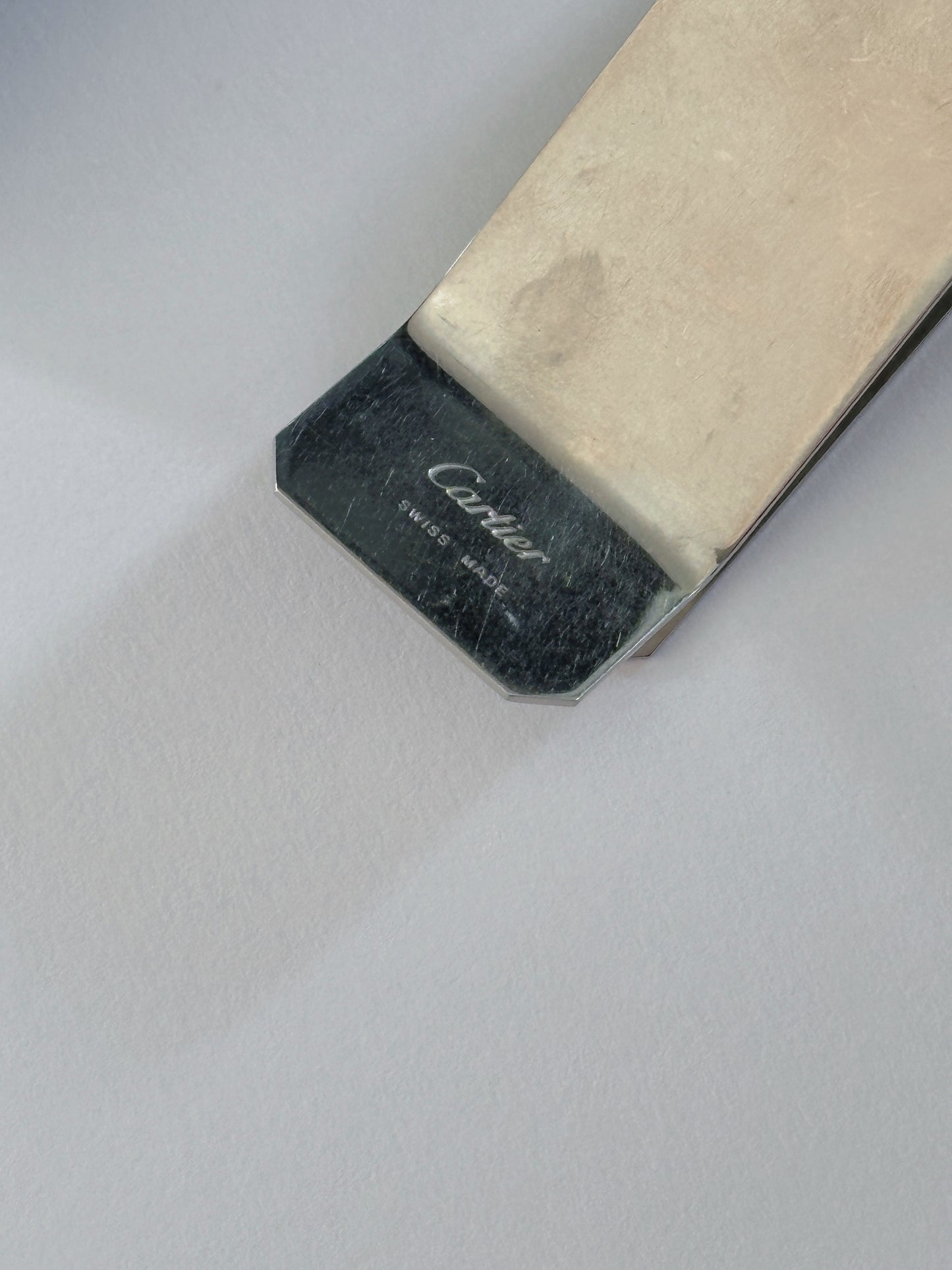 Pince à billets Cartier en acier