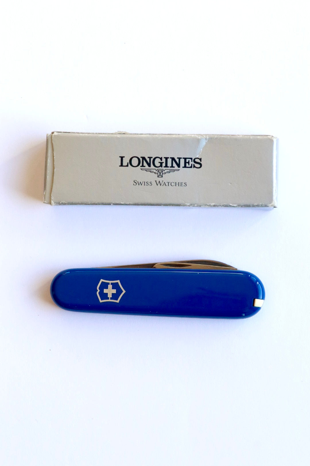 Longines blue Swiss Army knife 
