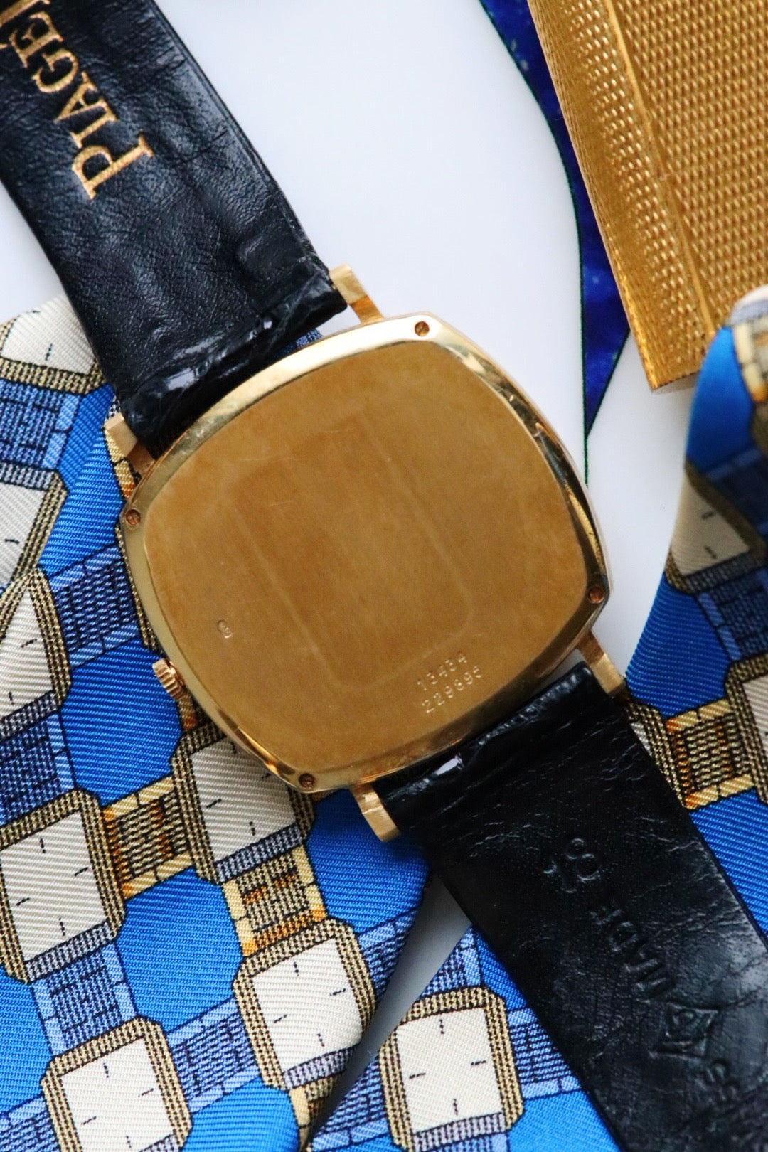 Vintage 1970s Piaget TV watch in 18-carat yellow gold