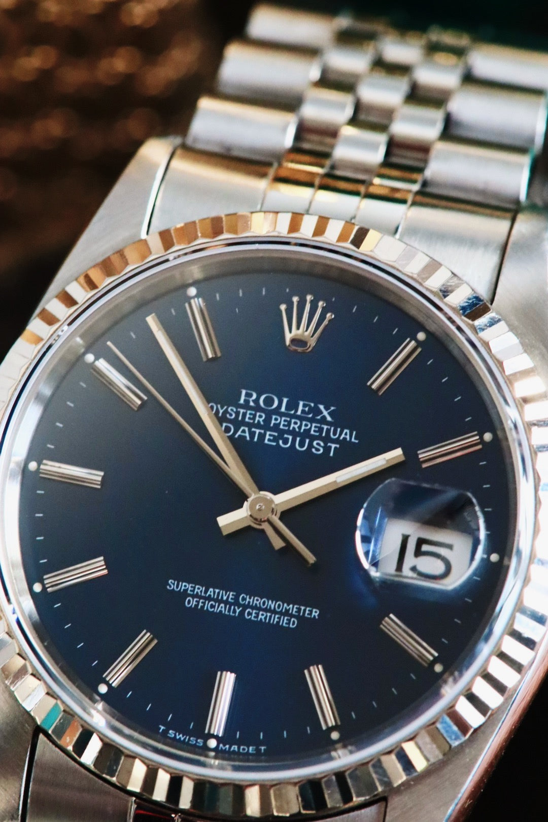 Rolex Datejust 16234 – Cadran Bleu Nuit