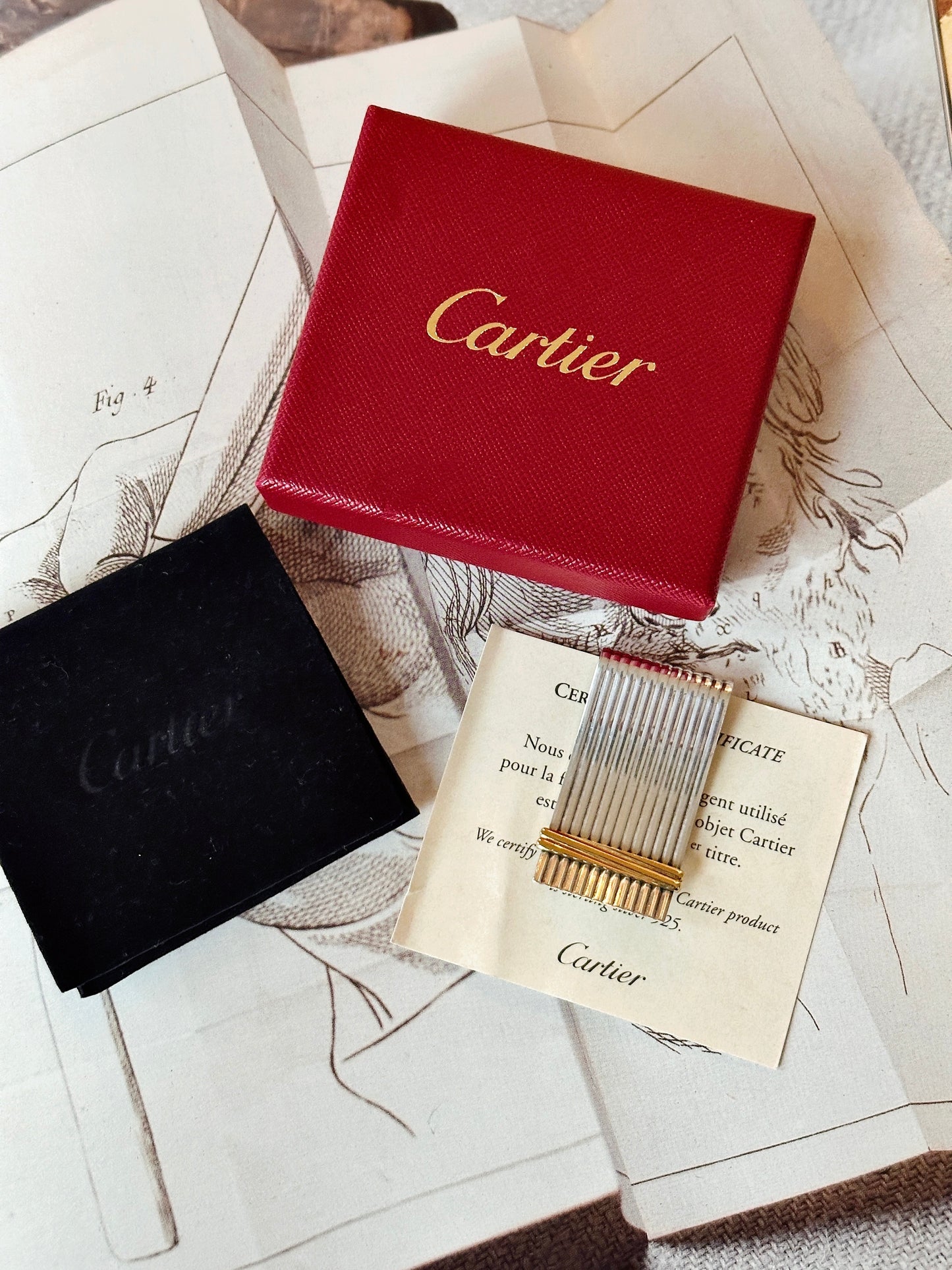 Must de Cartier money clip in silver