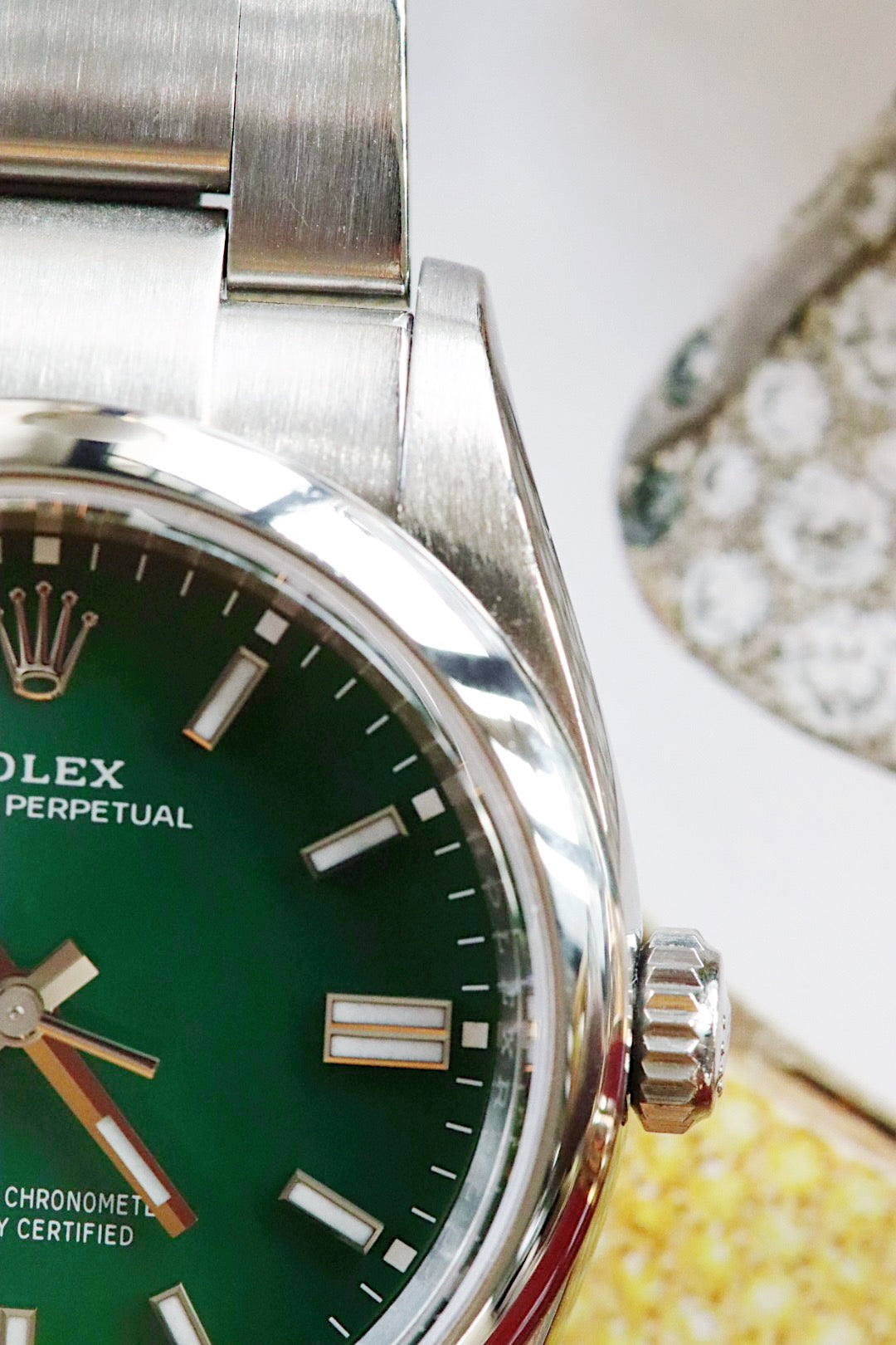 Rolex Oyster Perpetual 126000 Cadran Vert, année 2022