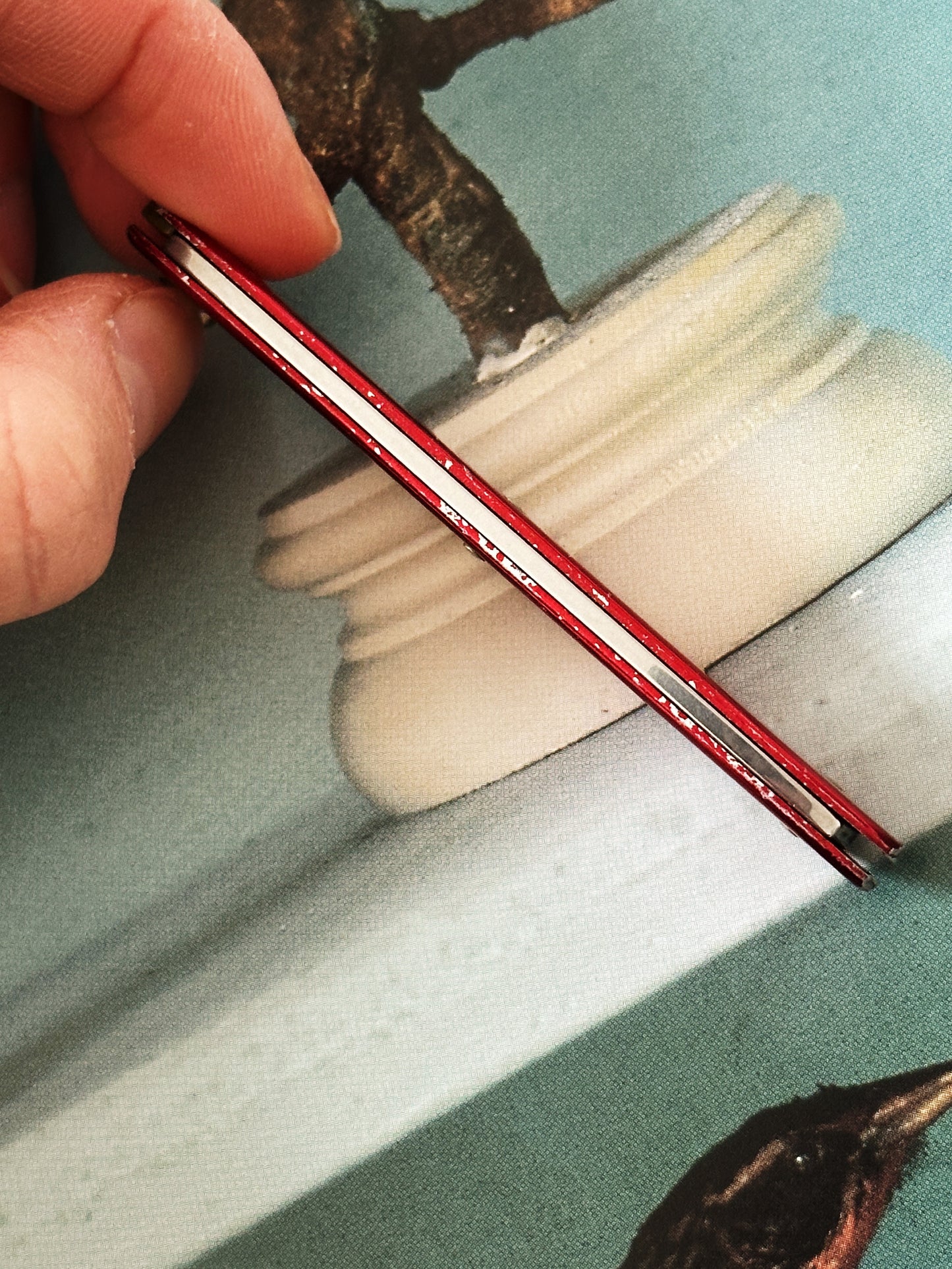 Canif, couteau suisse Longines rouge vintage