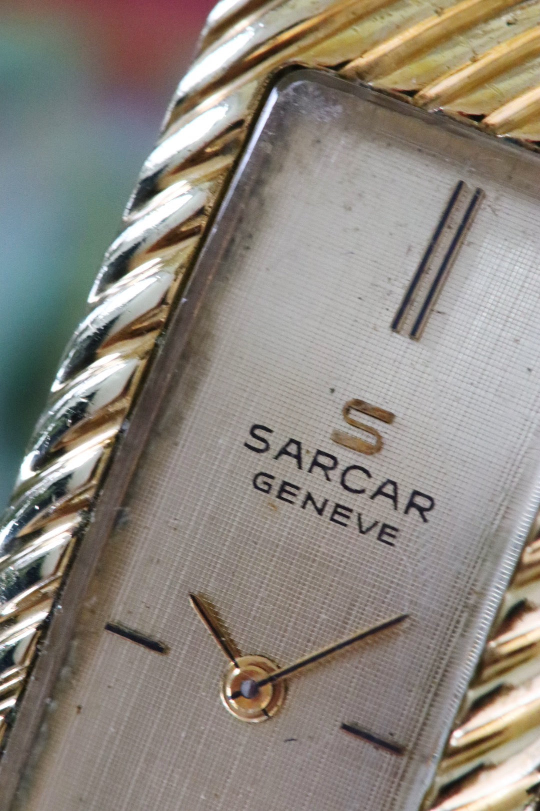 Montre Sarcar Curve Cintrée plaquée or