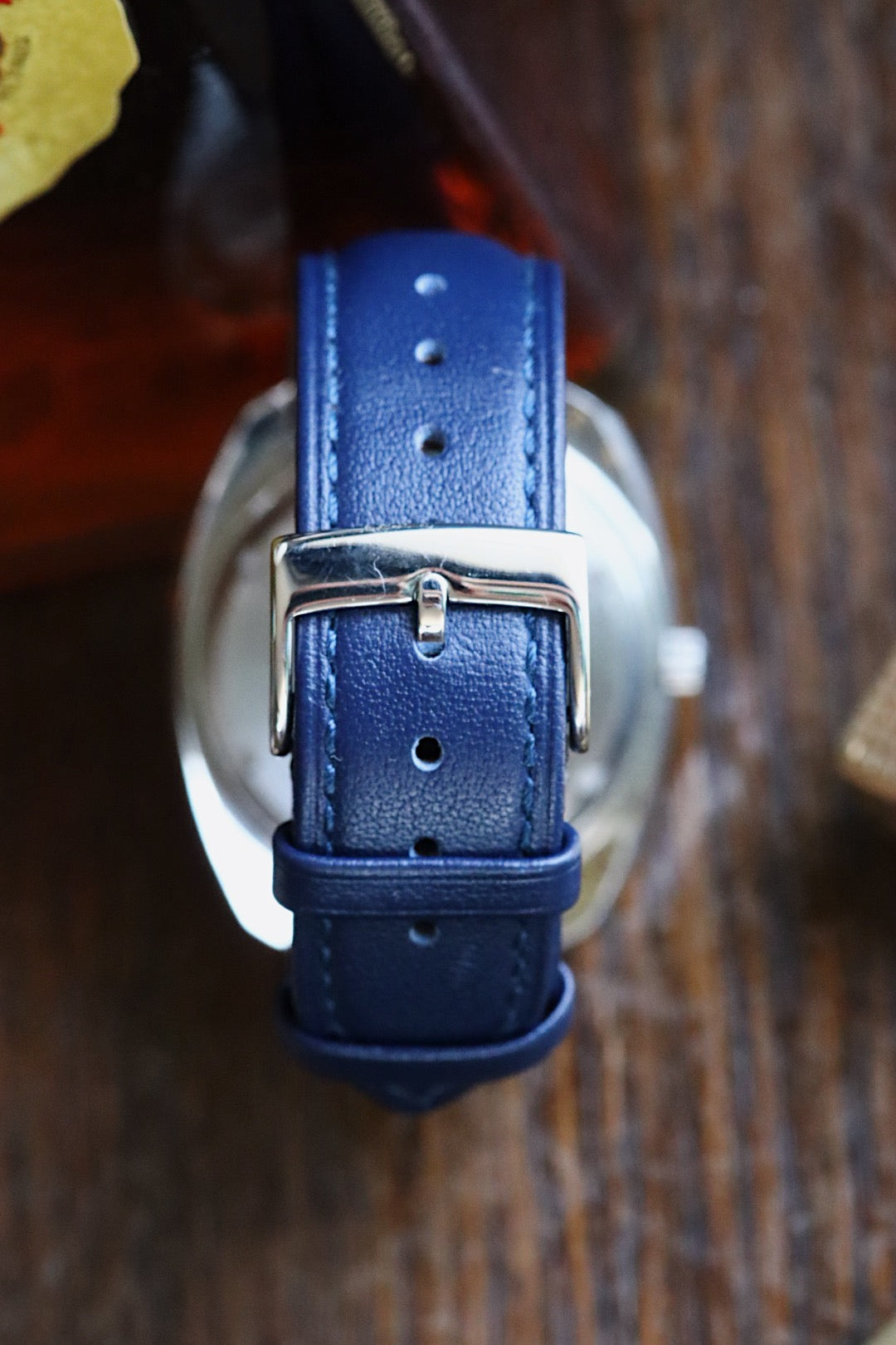 Montre Omega Electronic F300 HZ Chronometer Bleue vintage