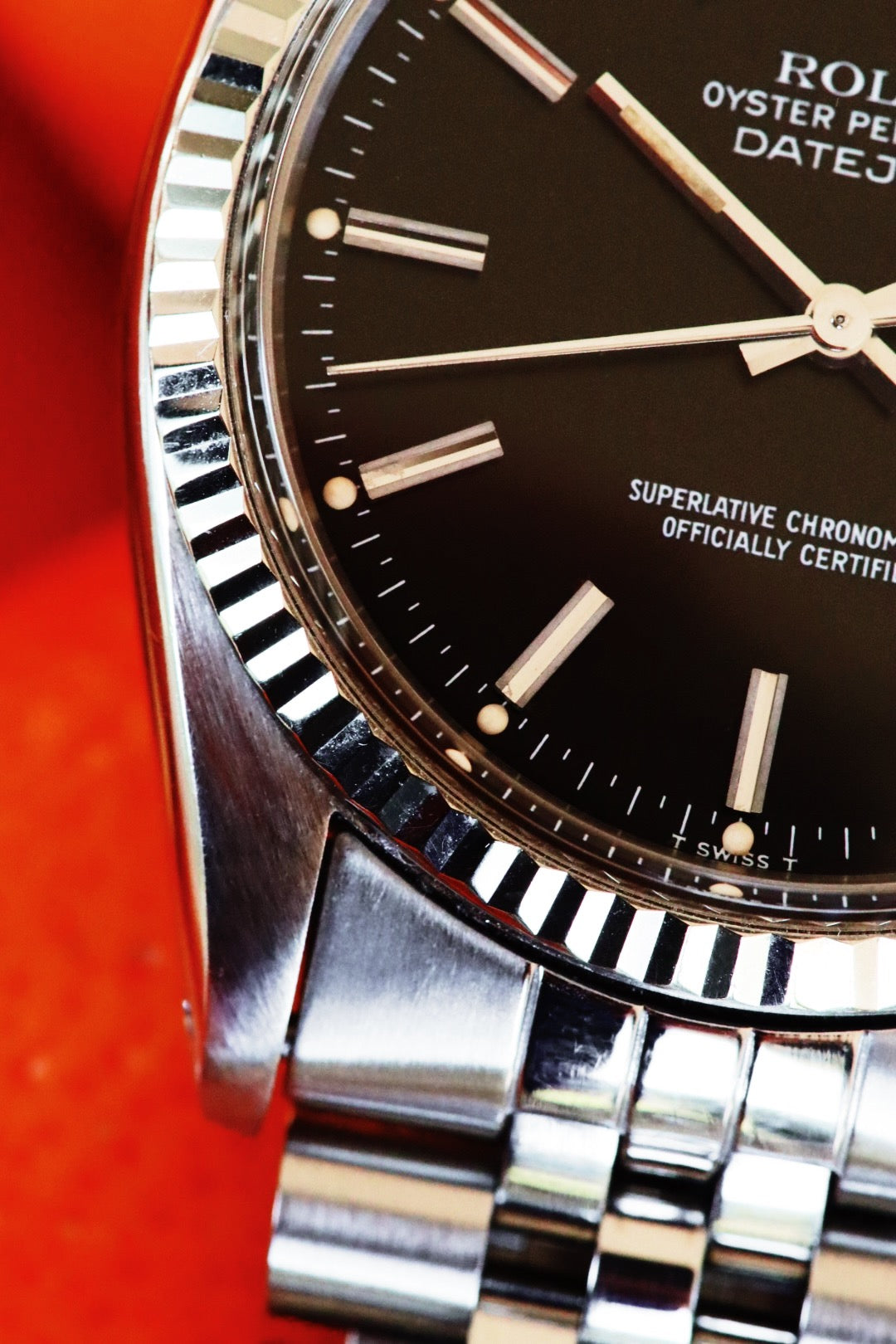 Rolex Datejust 16014, cadran noir, année début 1978