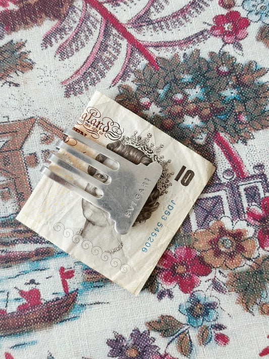 Pince à billets Bulgari en argent sterling 925