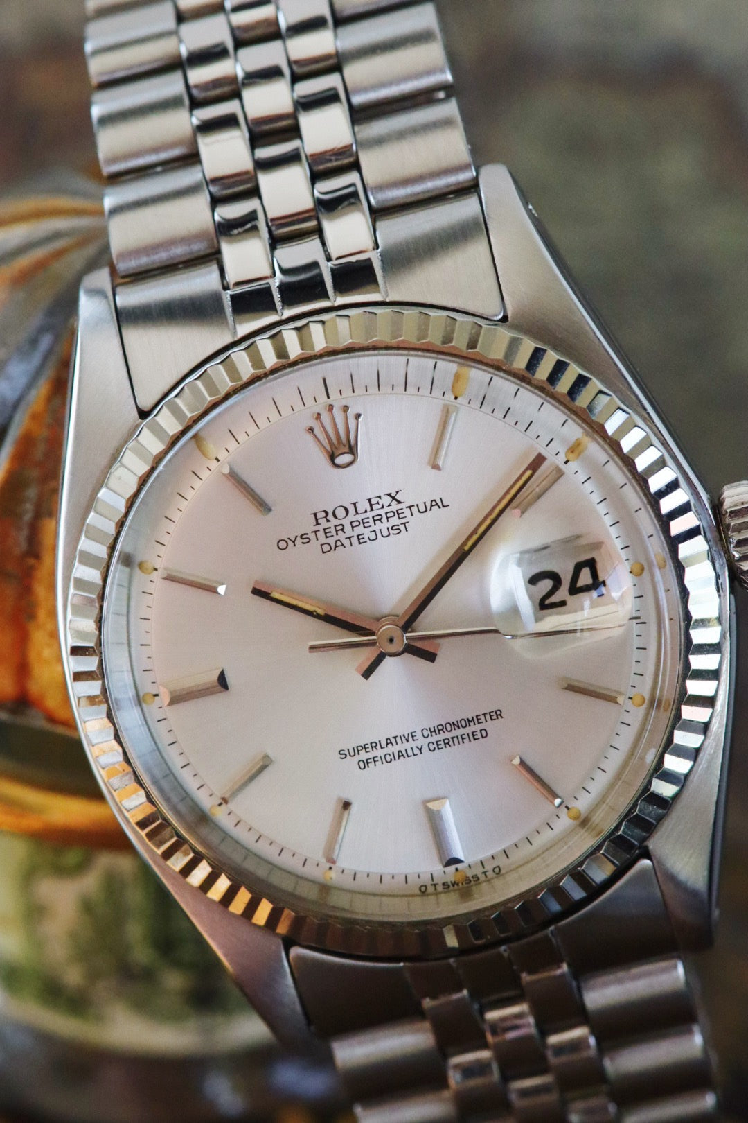 Rolex Datejust 1601 Sigma silver dial, Year 1973