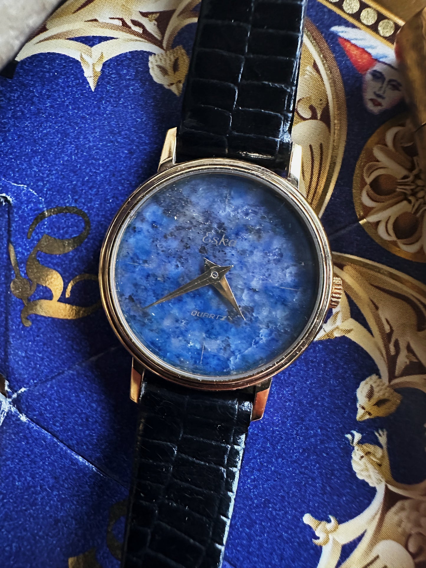 ESKA Women's Watch Lapis-Lazuli Dial