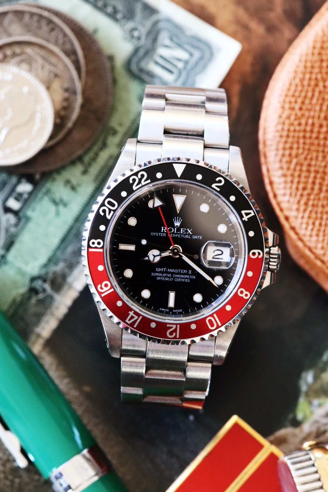 Rolex GMT-Master II 16710 “Coke” red and black, full set