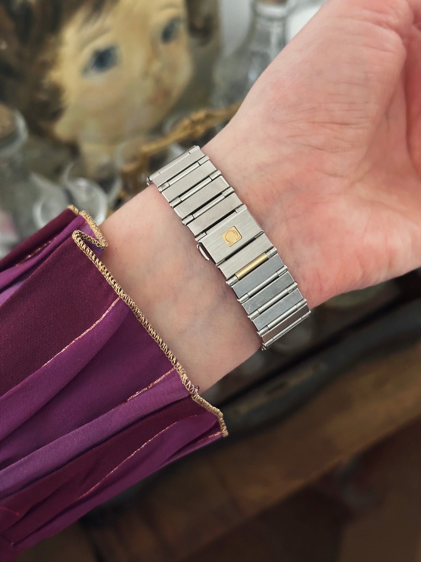 Omega Constellation Day-Date in 18-carat gold and steel