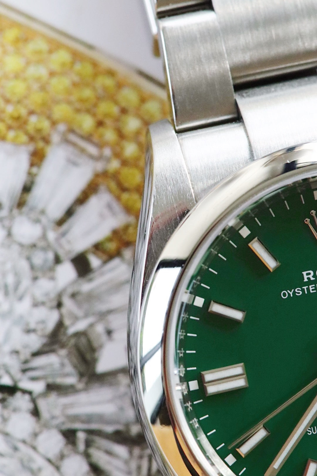 Rolex Oyster Perpetual 126000 Cadran Vert, année 2022