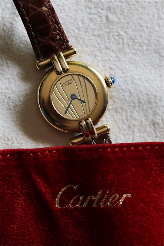 Cartier Must Colisée cadran guilloché référence 590002