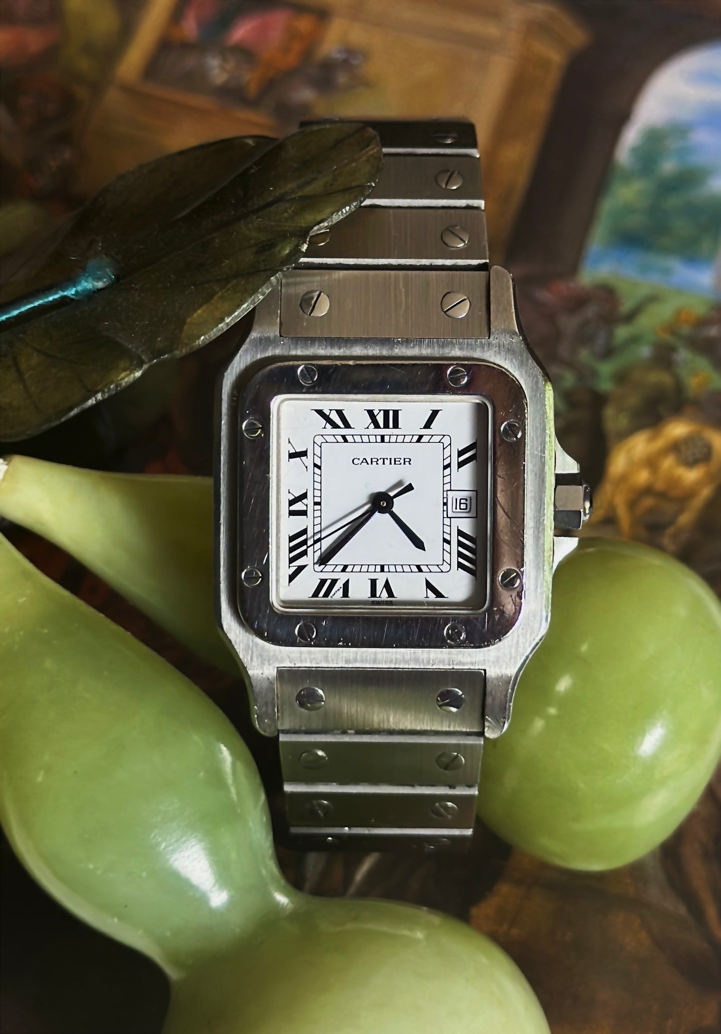 Cartier Santos 2960 en acier