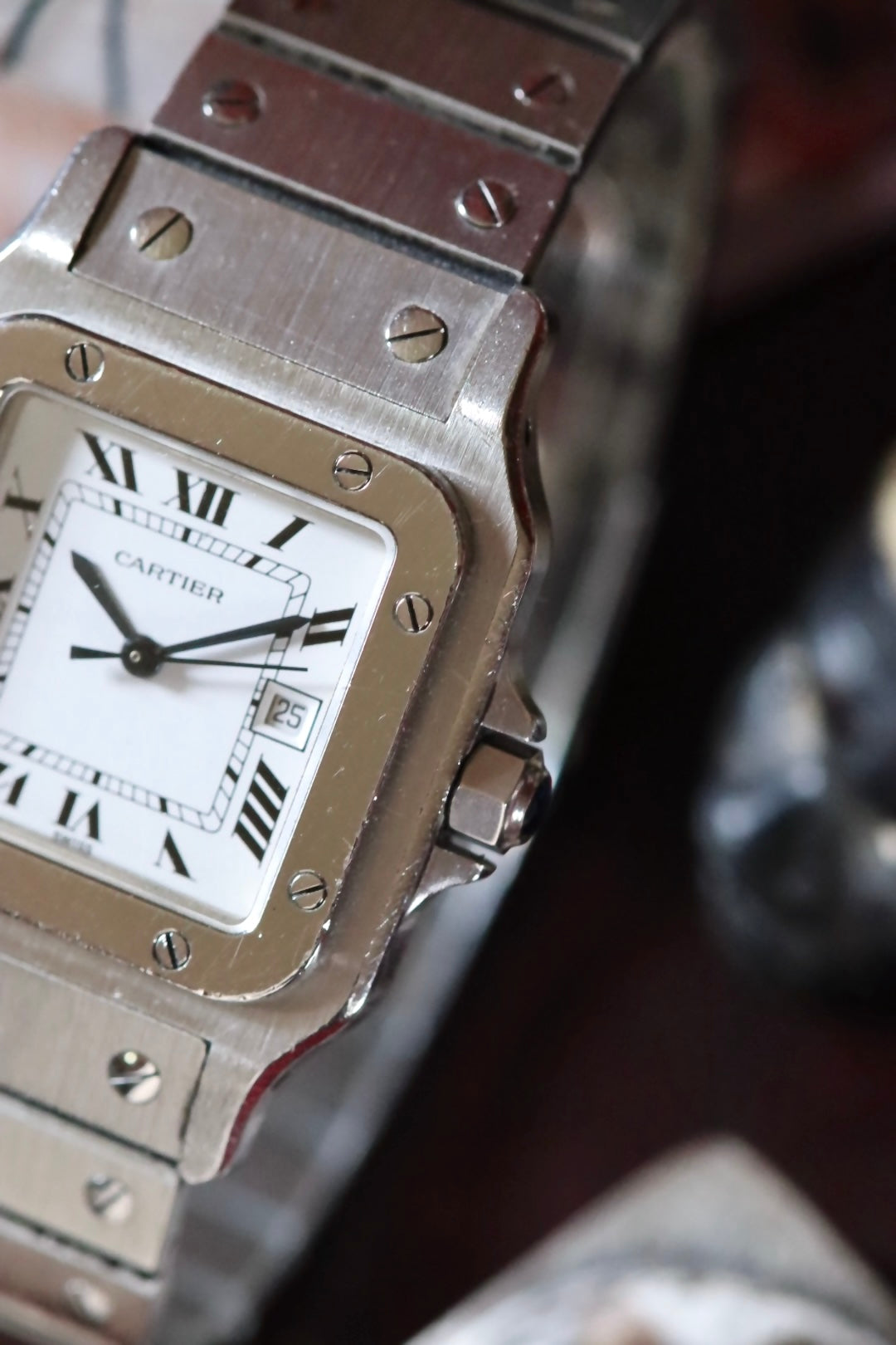 Cartier Santos 2960 en acier