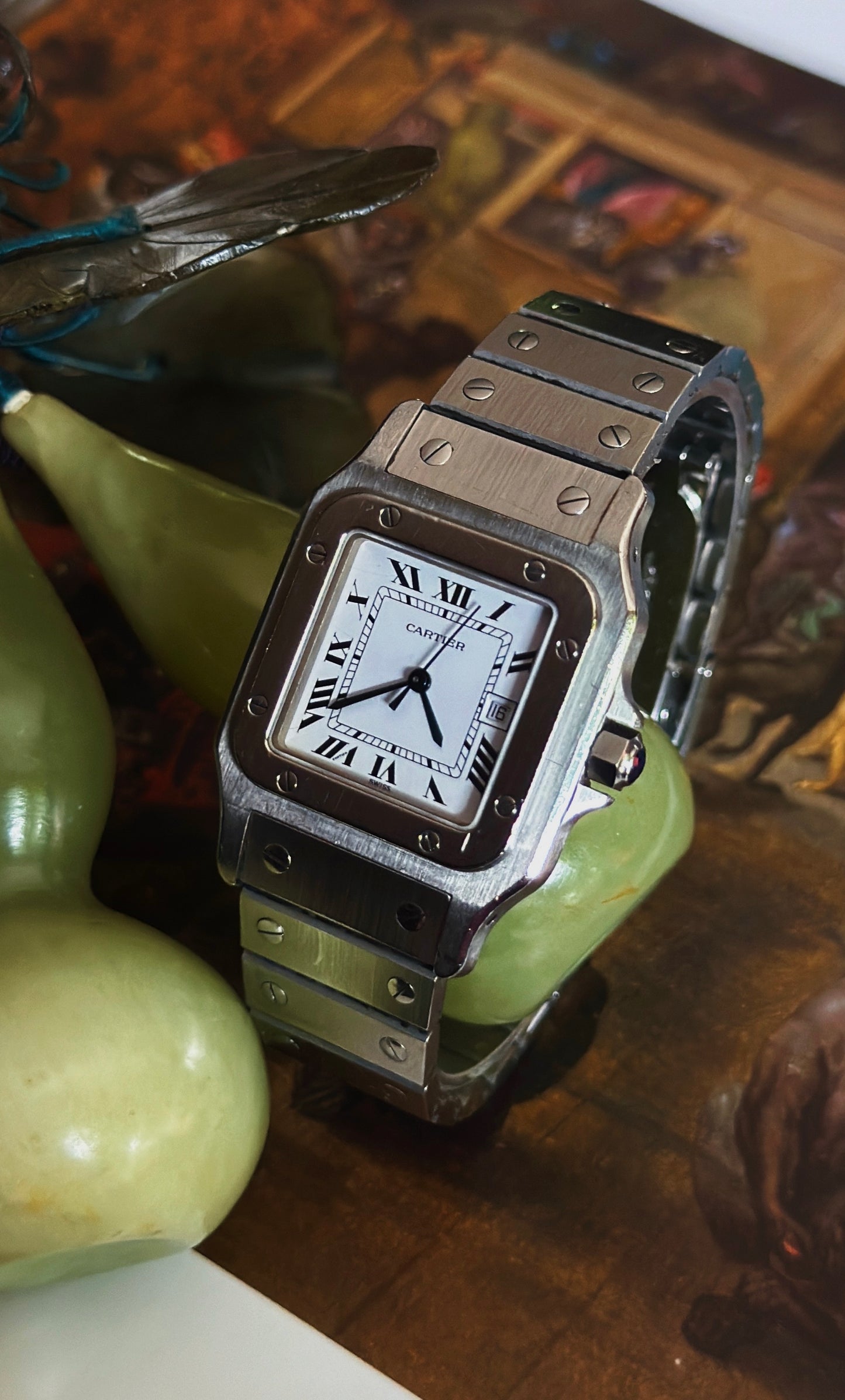 Cartier Santos 2960 en acier