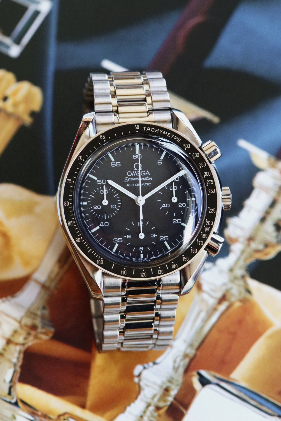 Omega Speedmaster Reduced 3510.50 – Automatique 39 mm – Cadran noir LumiNova