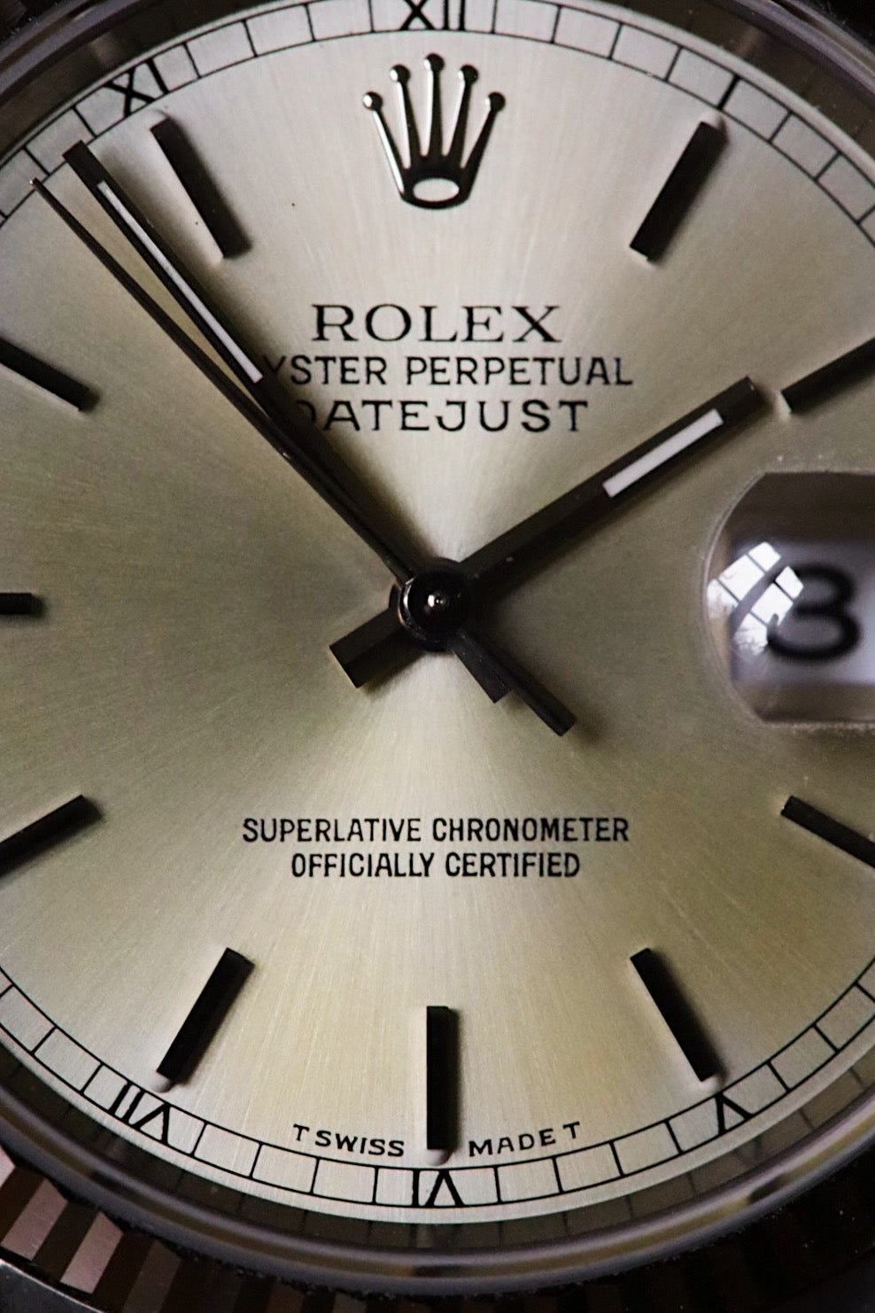 Rolex Datejust 16234, cadran silver, 1996 boîte papiers