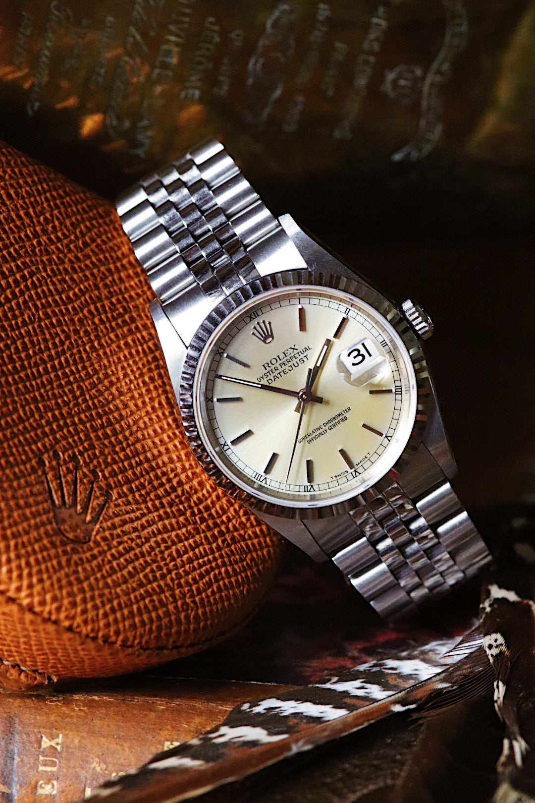 Rolex Datejust 16234, cadran silver, 1996 boîte papiers