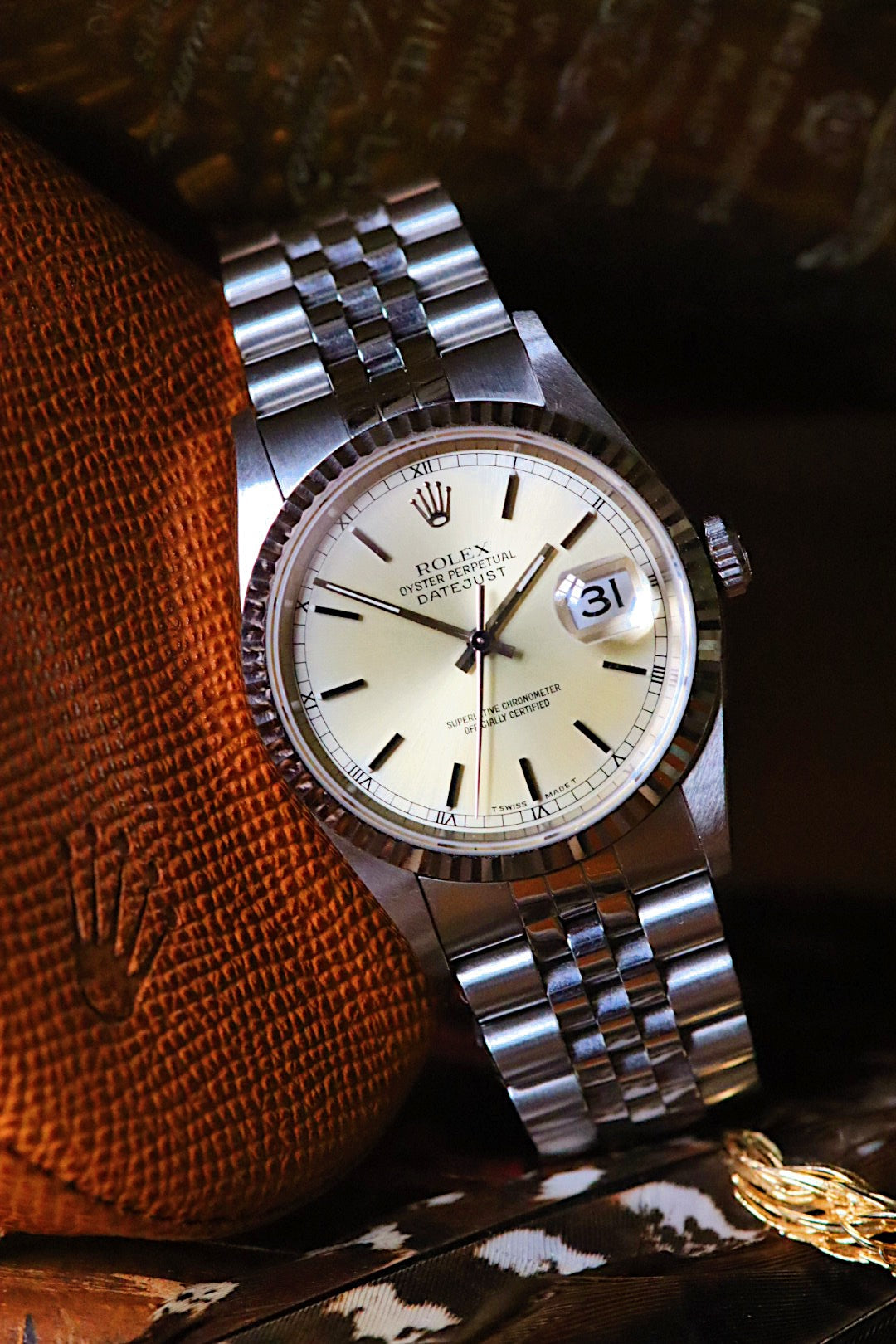 Rolex Datejust 16234, cadran silver, 1996 boîte papiers